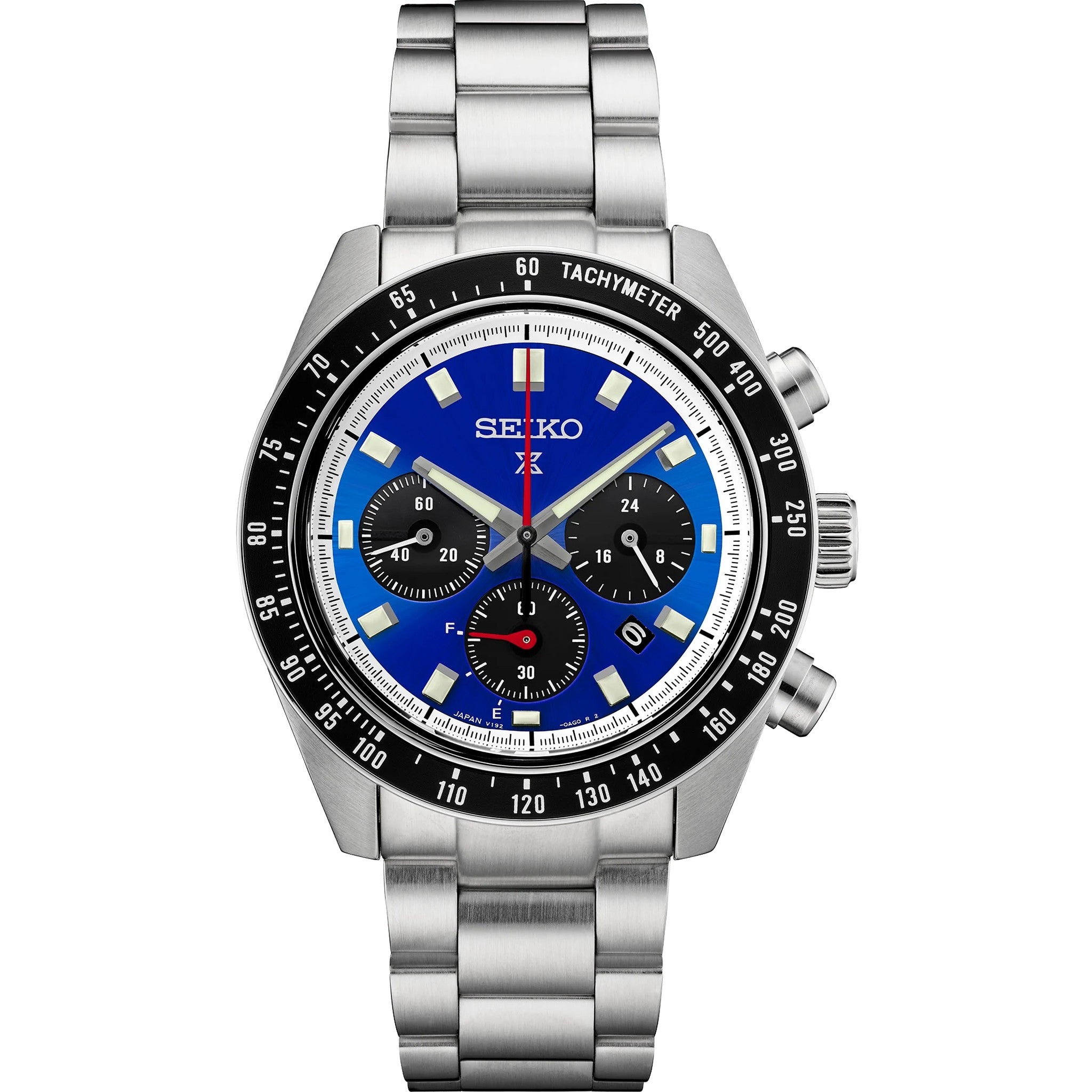 Seiko Prospex Solar Men's Watch SSC931 Speedtimer Chronograph US Special Creation Blue
