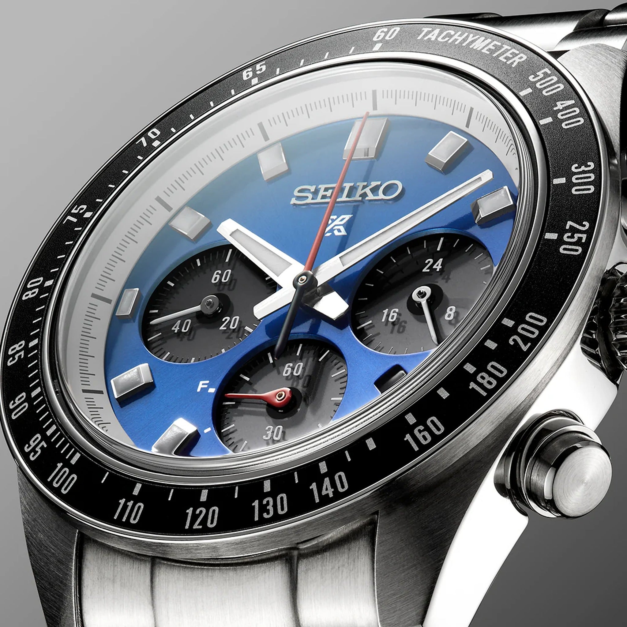 Seiko Prospex Solar Men's Watch SSC931 Speedtimer Chronograph US Special Creation Blue