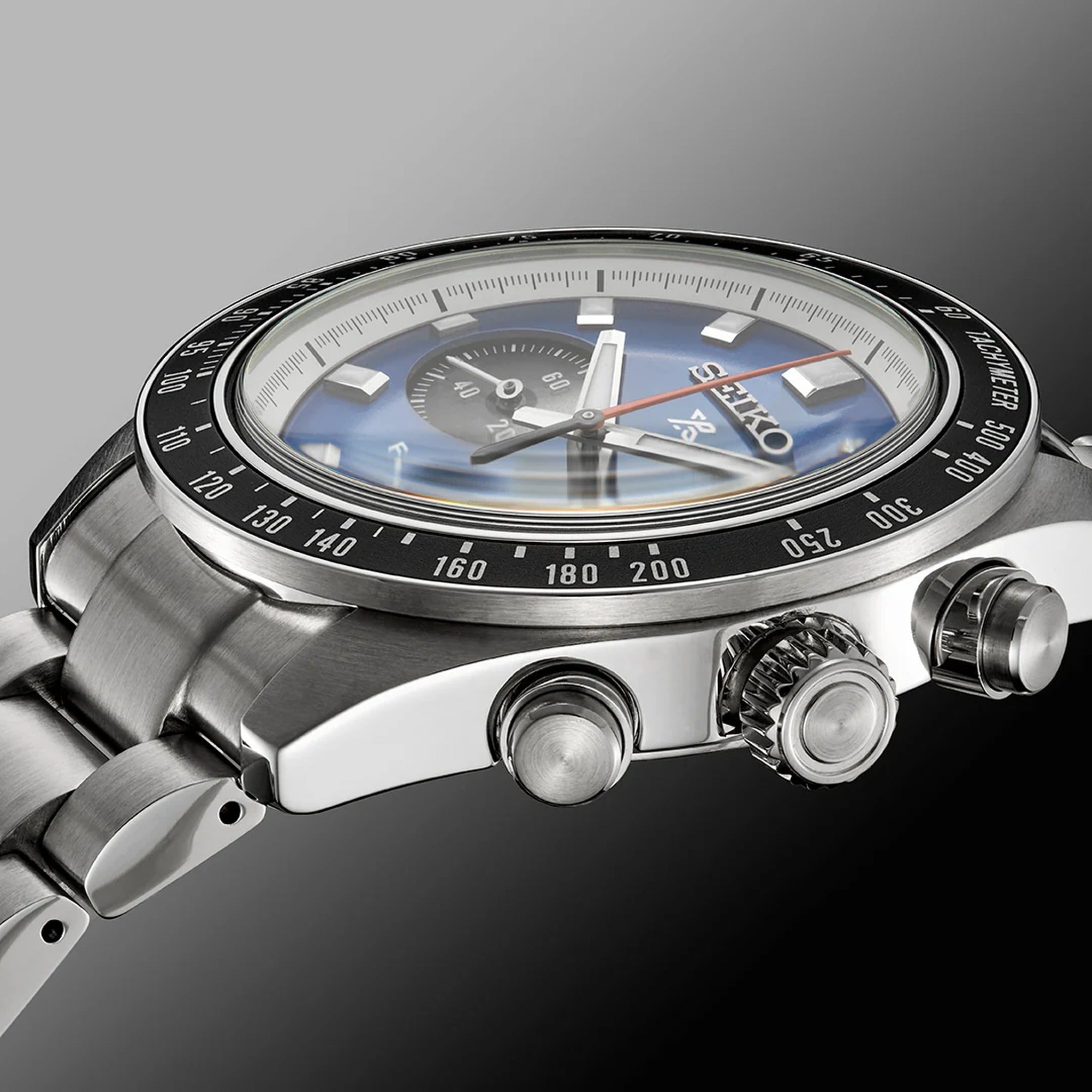 Seiko Prospex Solar Herrenuhr SSC931 Speedtimer Chronograph U.S. Special Creation Blau