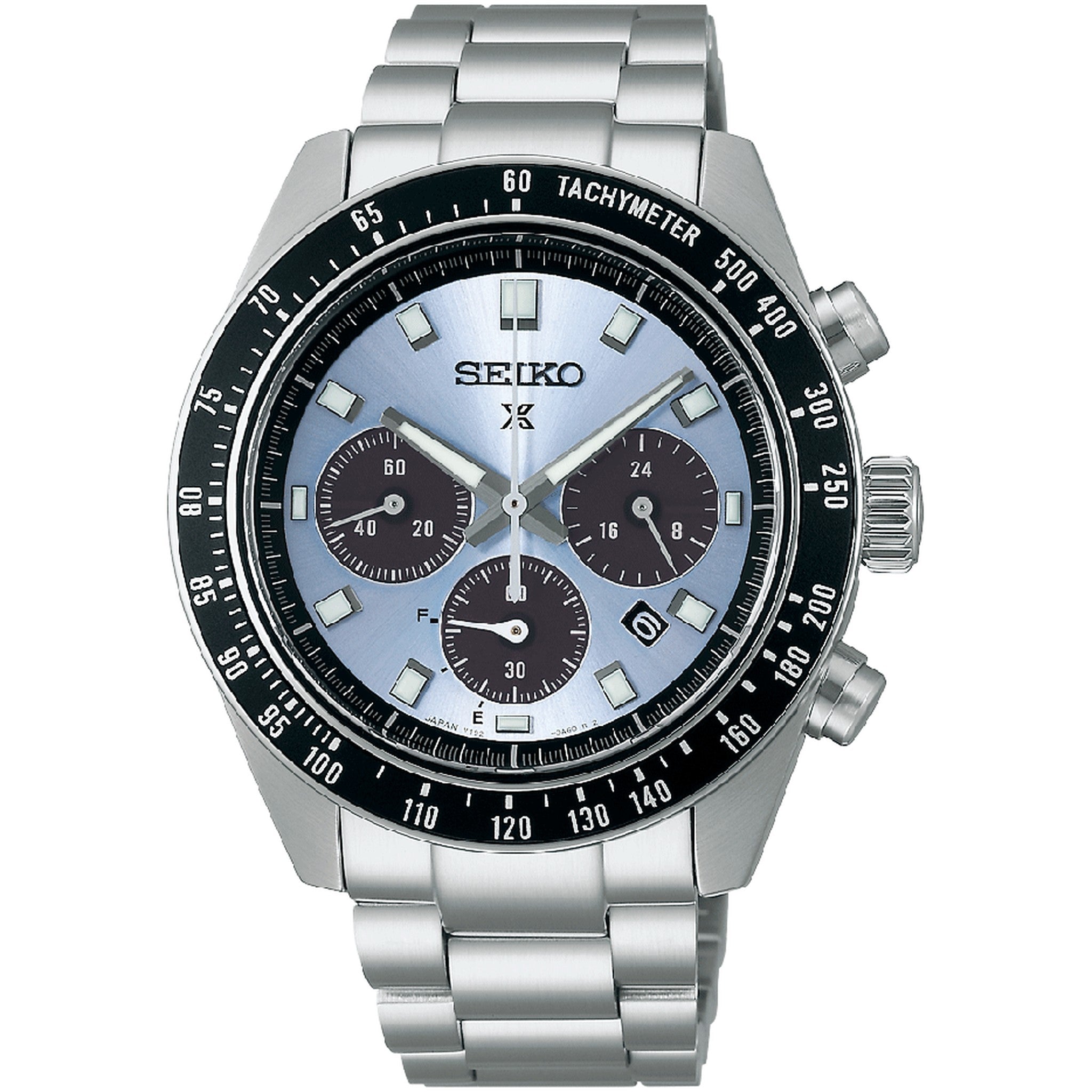 Montre Seiko Prospex Solar Homme SSC935P1 Speedtimer Chronograph Crystal Trophy Bleu