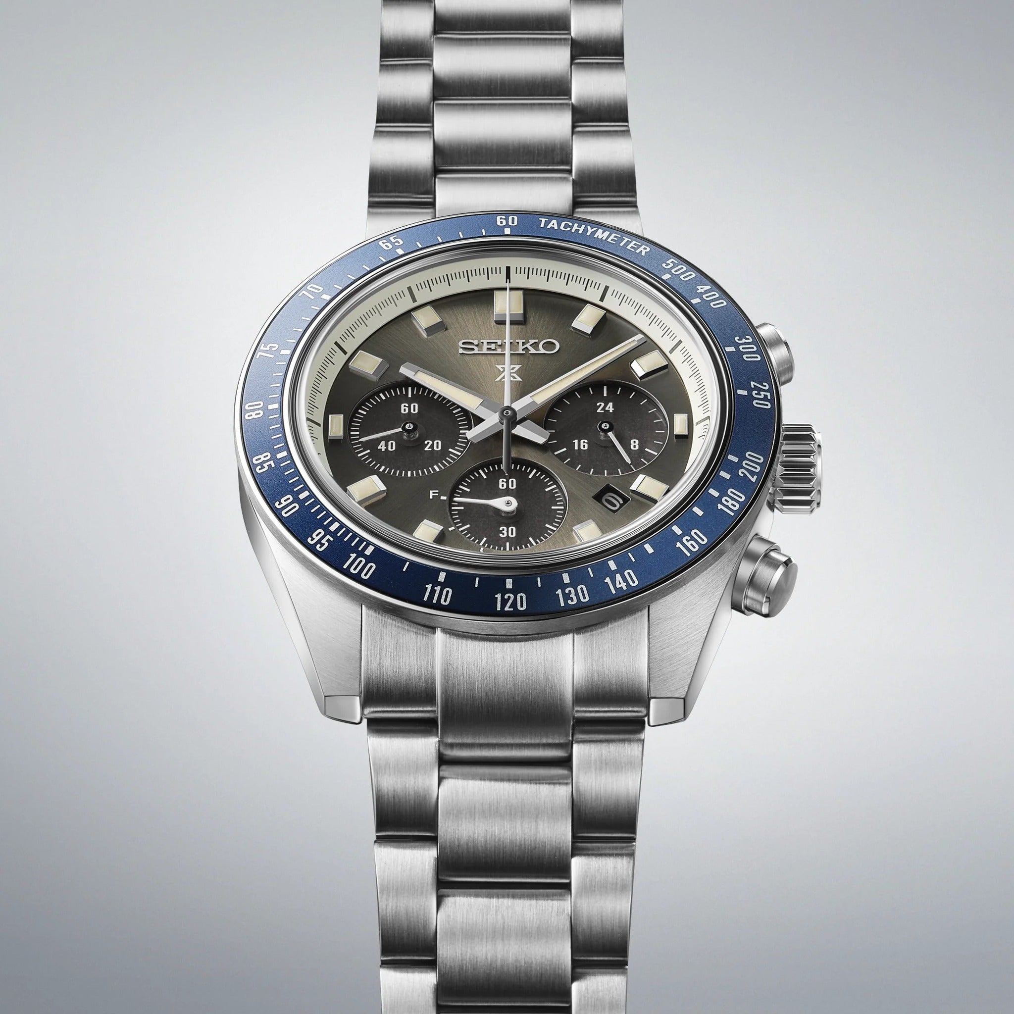 Montre Seiko Prospex Solar Homme SSC939P1 Speedtimer Chronograph Grand Touring Bleu