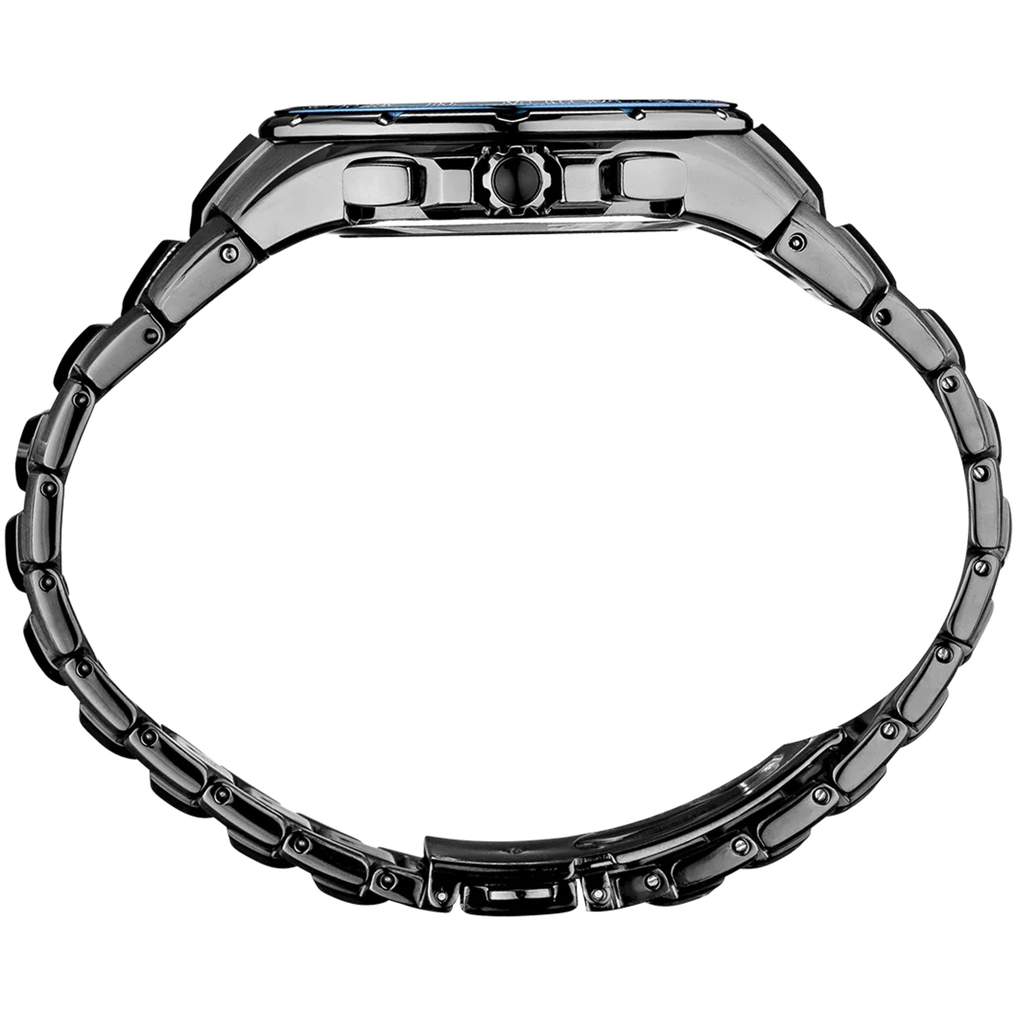 Seiko Coutura Men's Watch SSG021 Solar Chronograph Black Blue