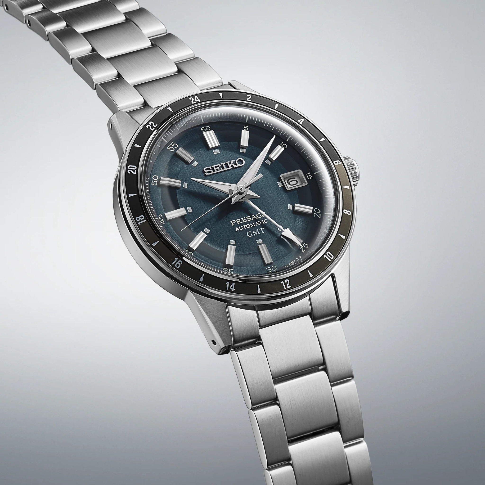 Seiko Presage GMT Automatic Men's Watch SSK009J1 Blue