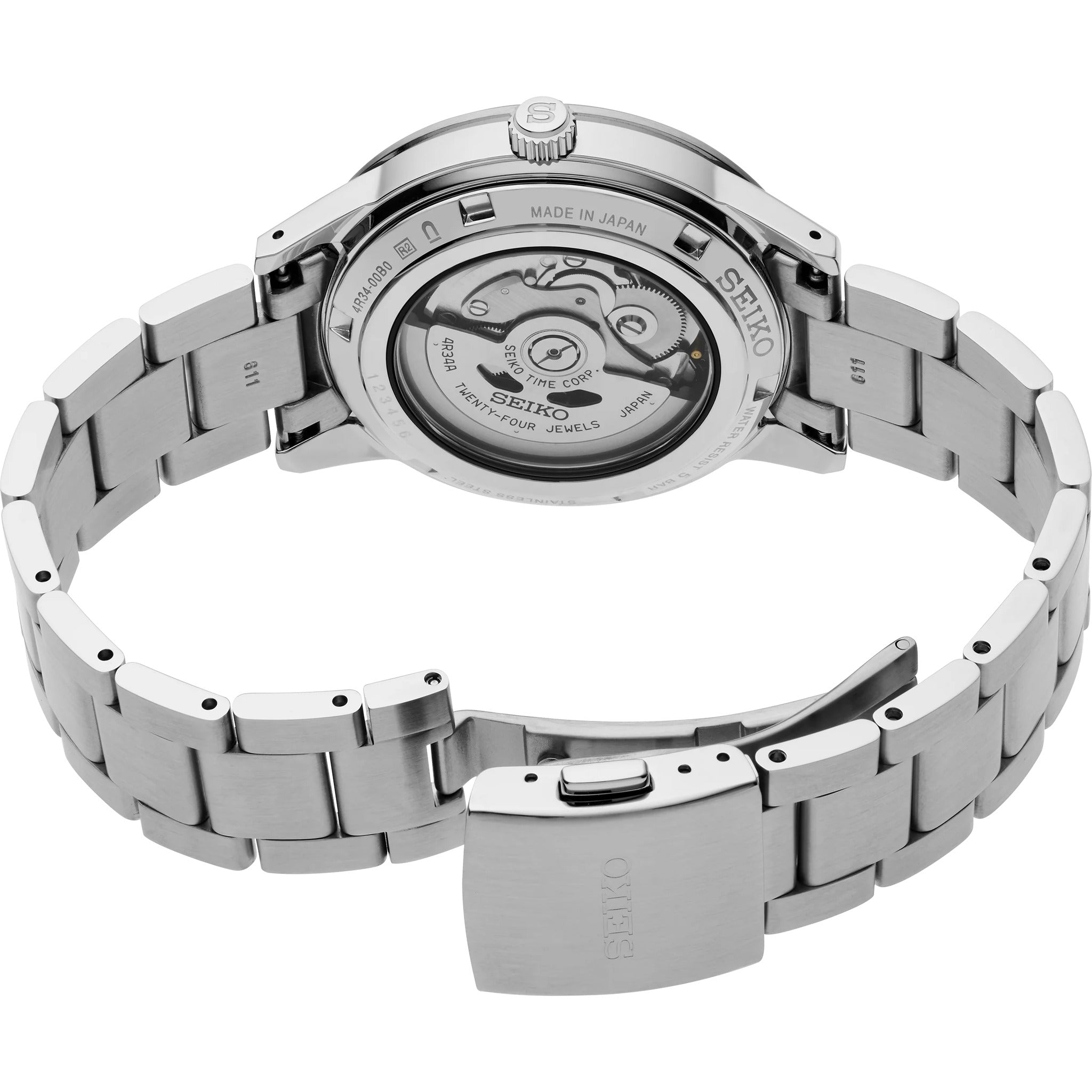 Seiko Presage GMT Automatic Men's Watch SSK009J1 Blue
