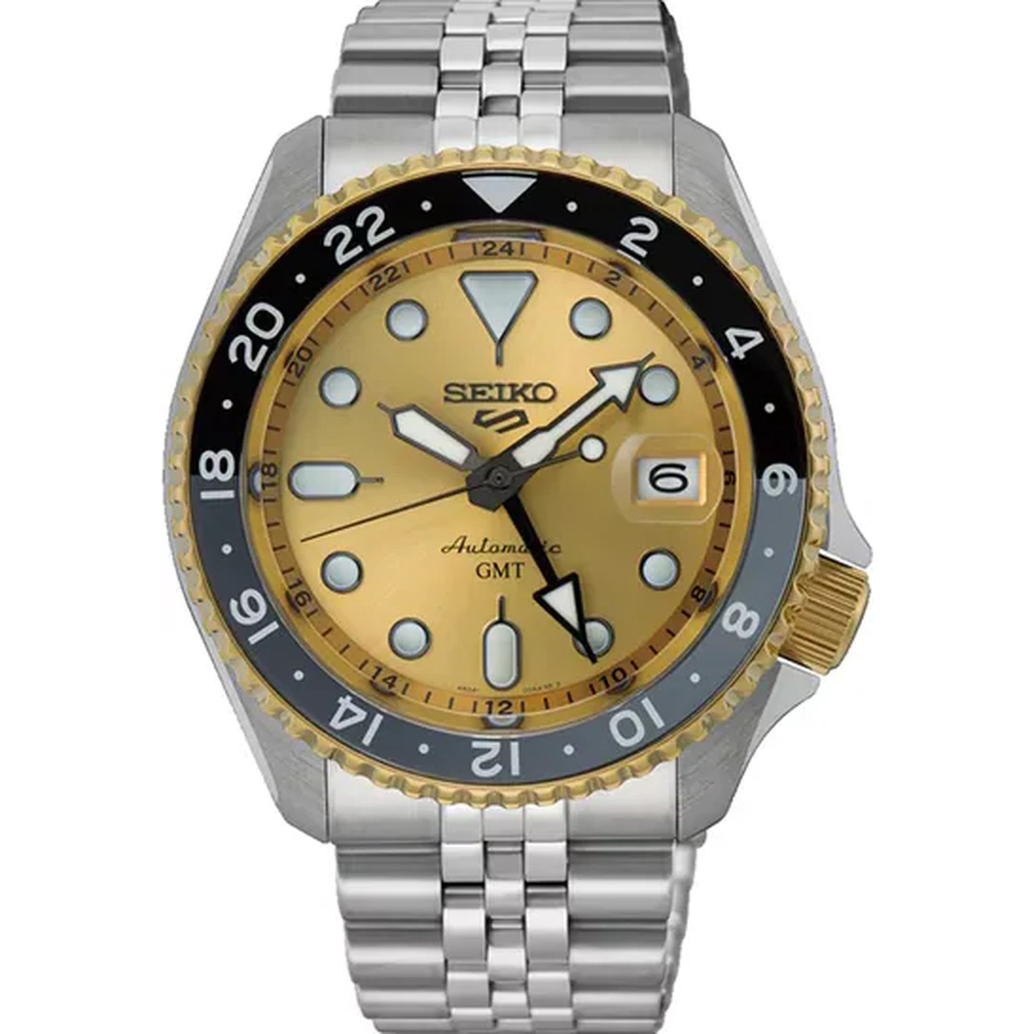 Seiko 5 Sports GMT Herren-Automatikuhr SSK044K1 Limitierte 70-Jahre-Jubiläumsausgabe aus Taiwan