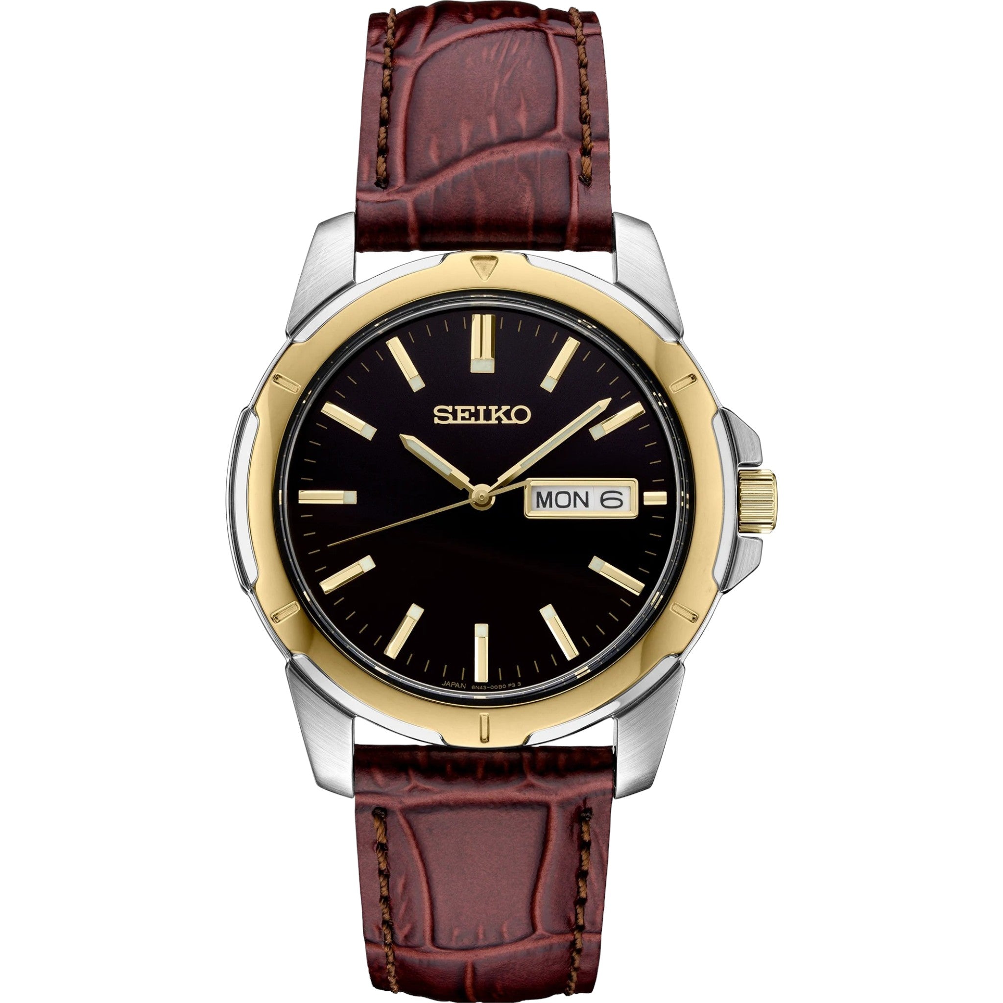 Montre Seiko Essentials Homme SUR360 Bleu foncé Jour / Date Quartz