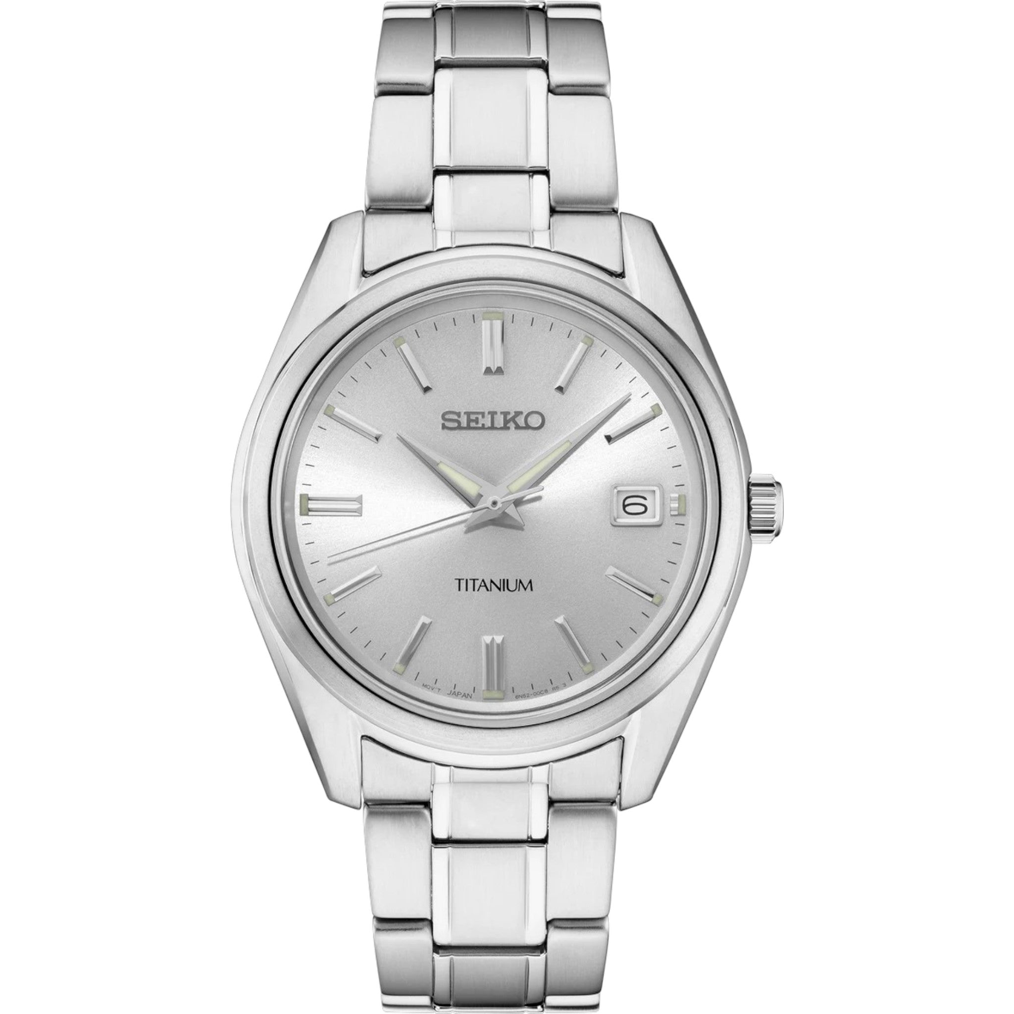 Montre Seiko Classic Homme SUR369P1 Argenté Titane Quartz