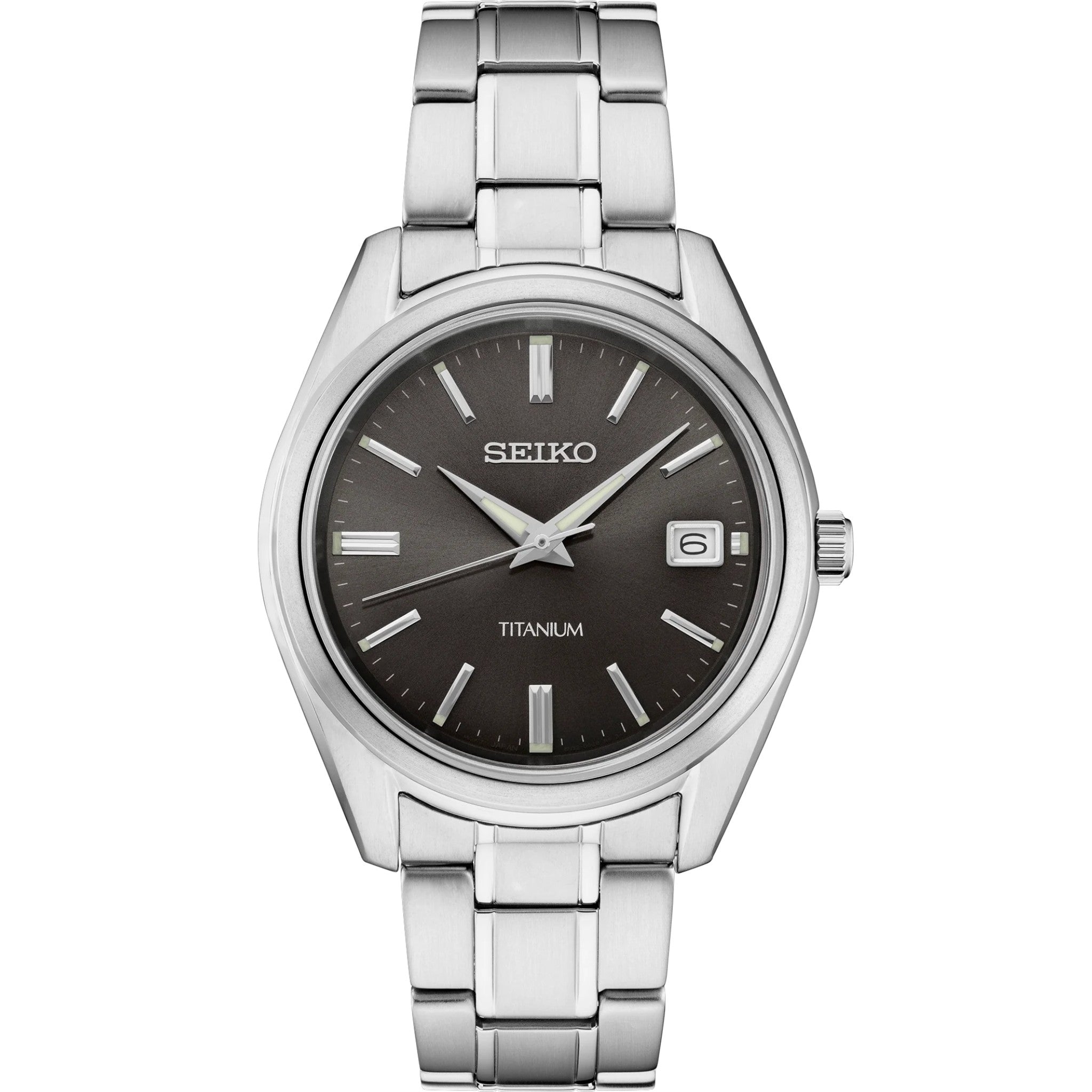 Montre Seiko Classic Homme SUR375P1 Noir Titane Quartz