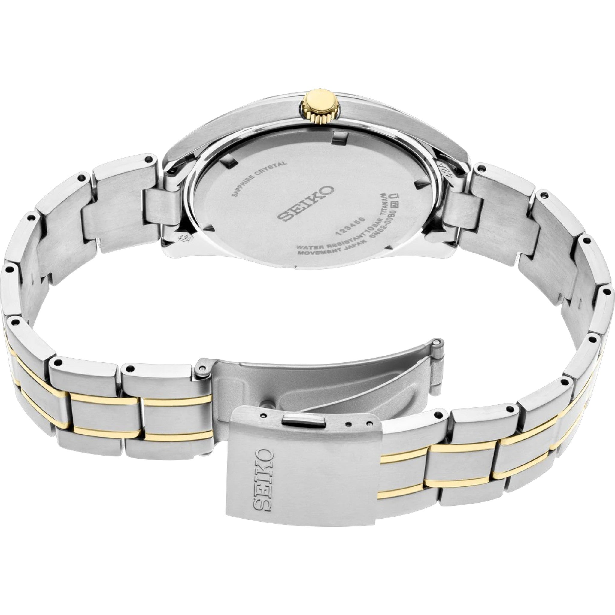 Montre Seiko Classic Homme SUR377P1 Vert Titane Quartz