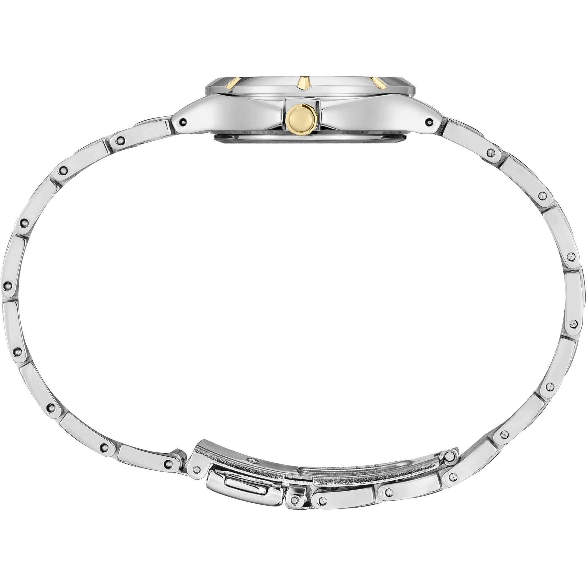 Seiko Essentials Women's Watch SUR414 Silver Gold Black