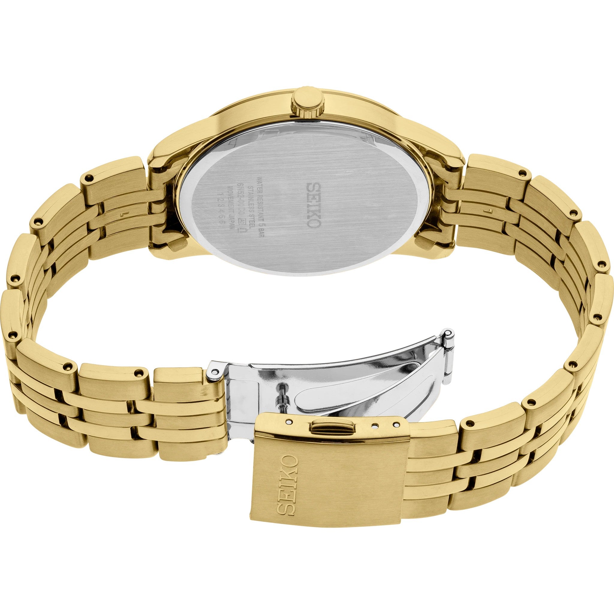Montre Seiko Essentials Homme SUR442 Doré