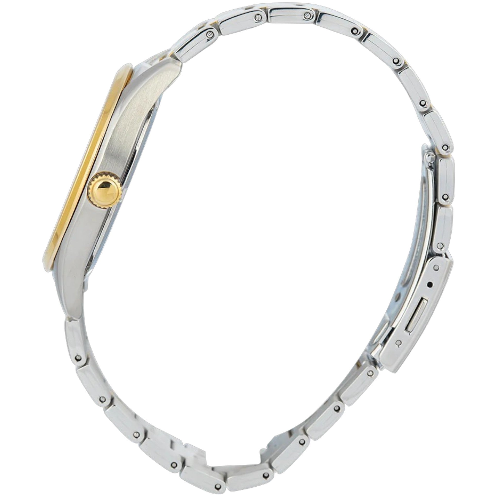 Montre Seiko Classic Homme SUR446P1 Blanc Argenté Doré Quartz