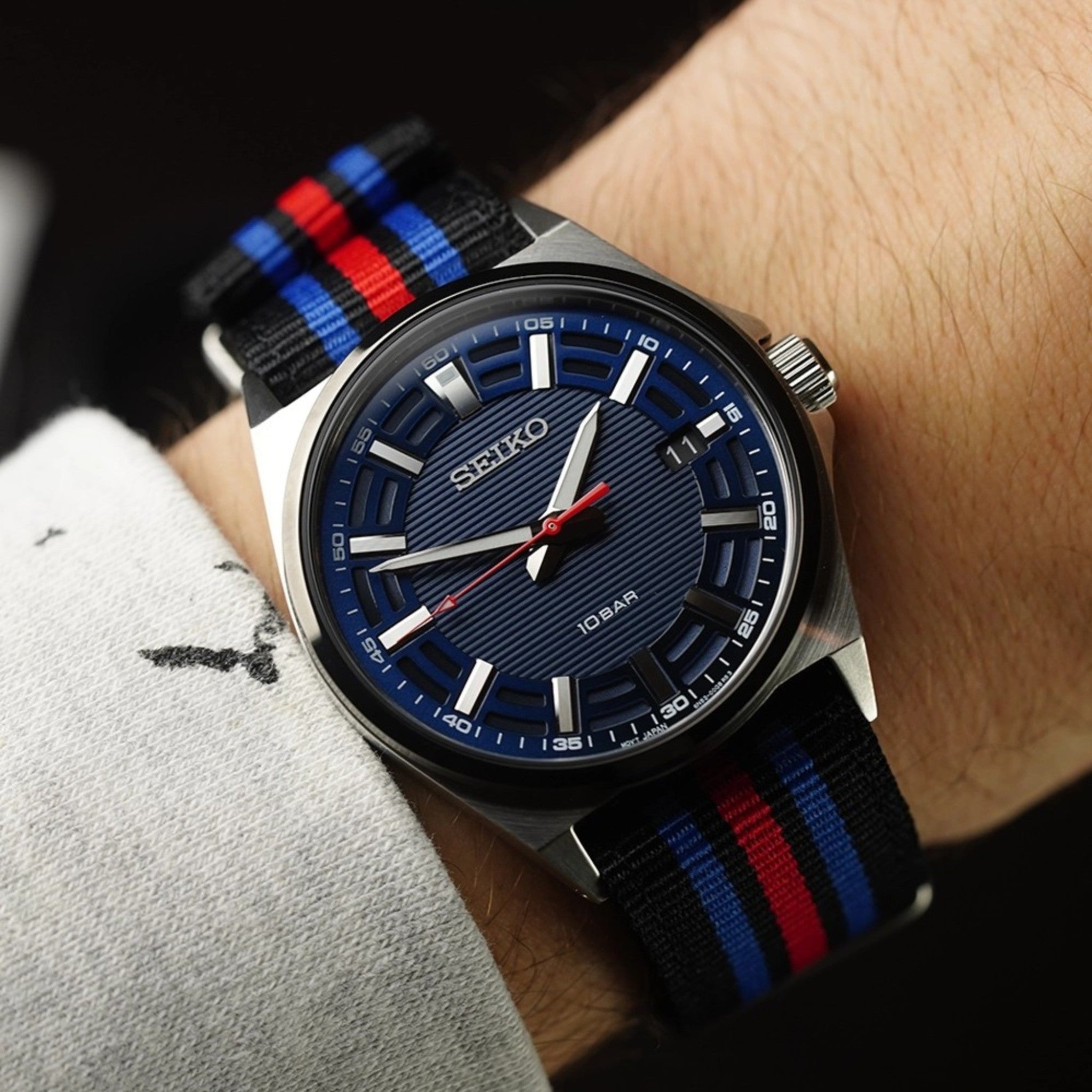 Montre Seiko Sports Homme SUR509P1 Bleu Quartz