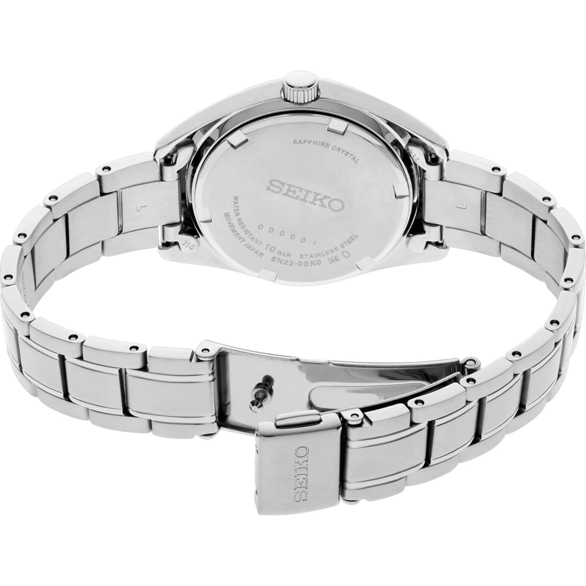 Seiko Classic Women's Watch SUR531P1 Blue Quartz
