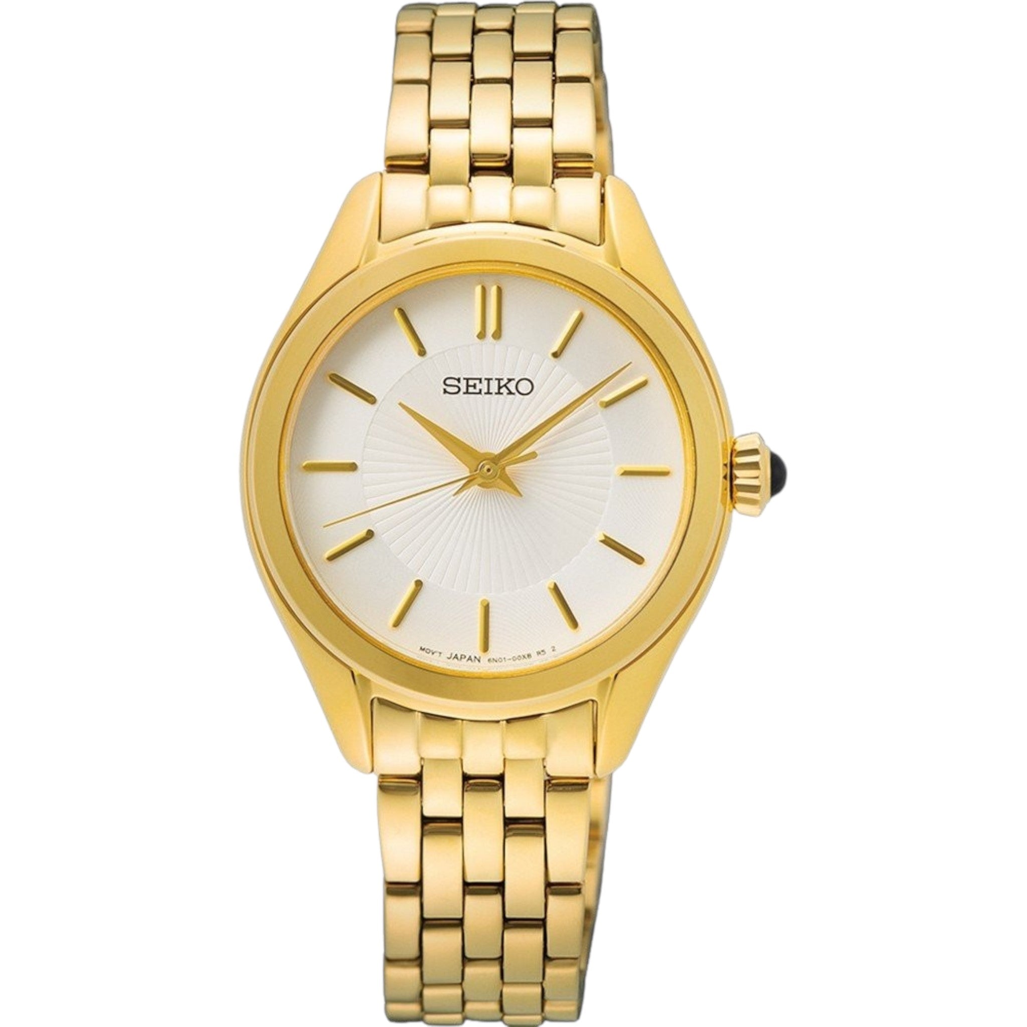Montre Seiko Classic Femme SUR538P1 Doré blanc Quartz