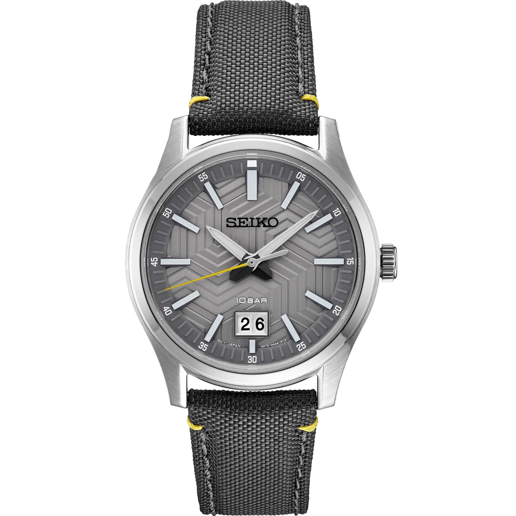 Montre Seiko Classic Homme SUR543P1 Gris Texturé Quartz