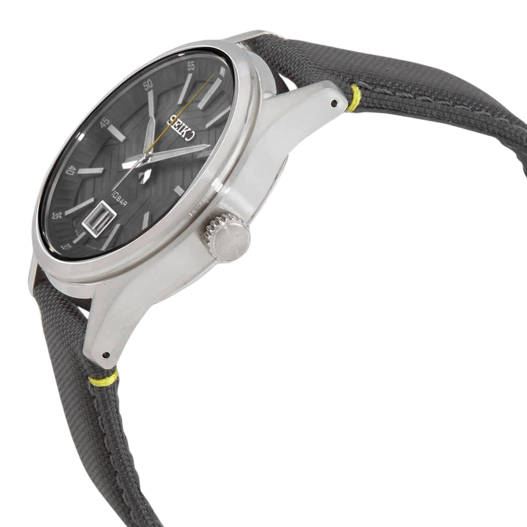 Montre Seiko Classic Homme SUR543P1 Gris Texturé Quartz