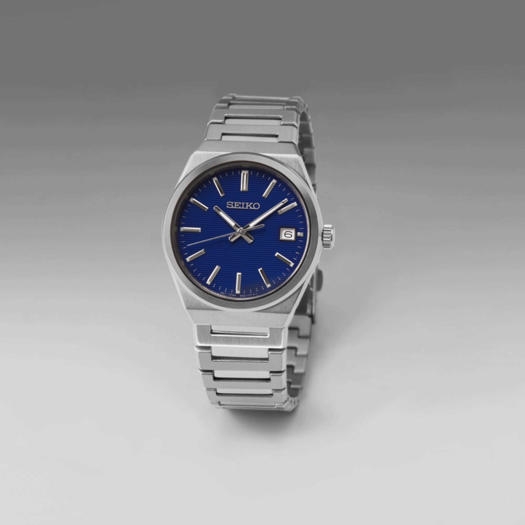 Montre Seiko Classic Homme SUR555P1 Bleu Quartz