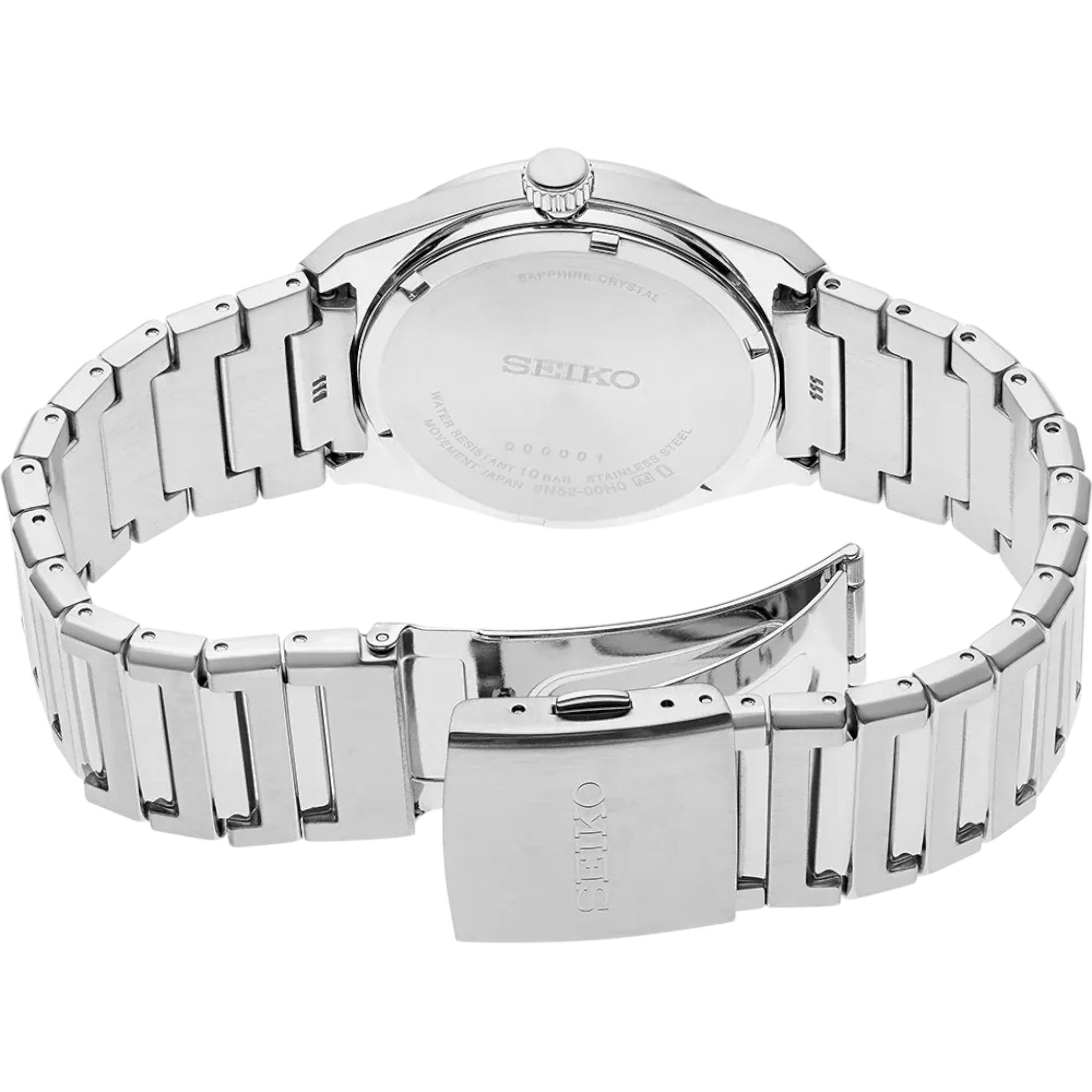 Montre Seiko Classic Homme SUR555P1 Bleu Quartz