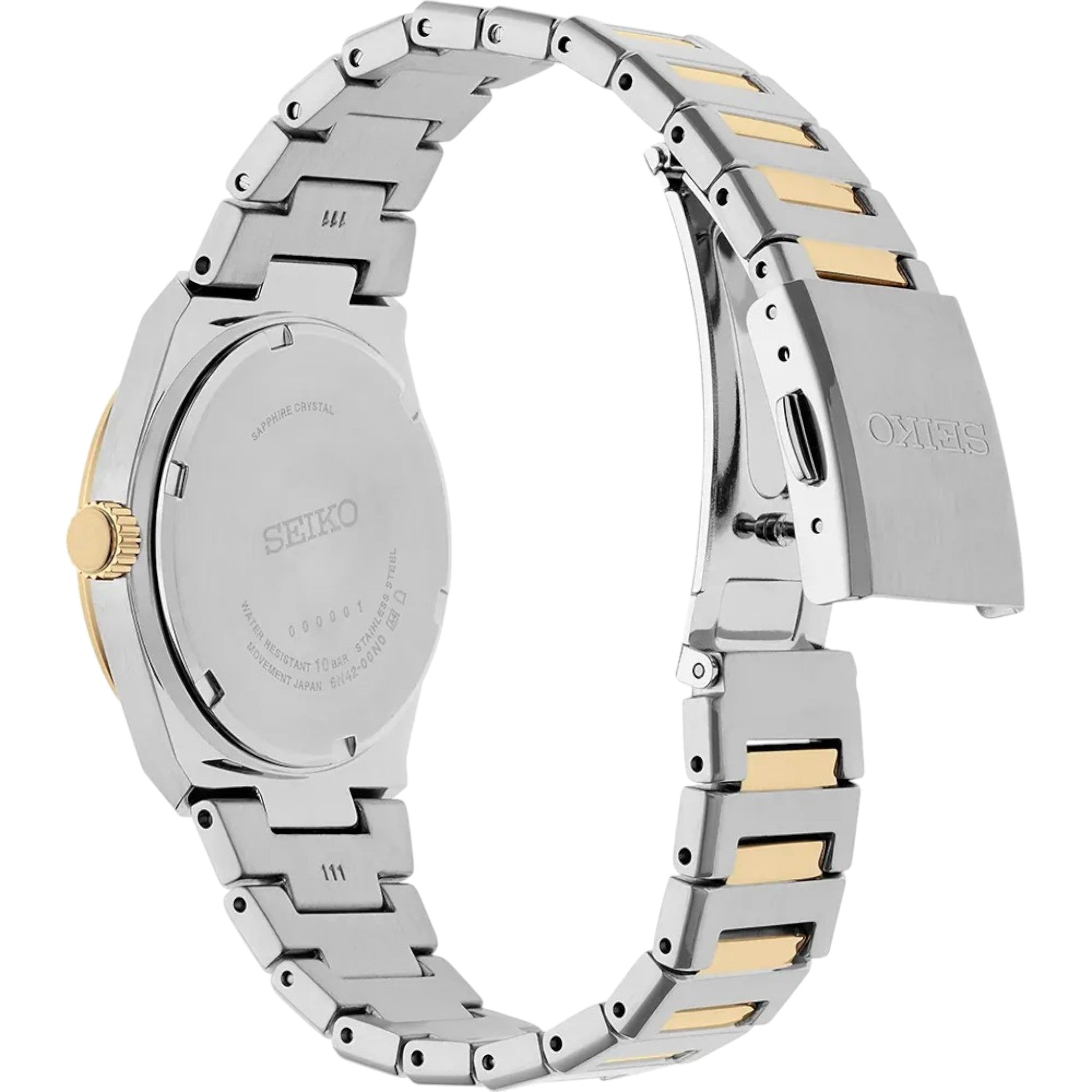 Montre Seiko Classic Femme SUR578P1 Blanc Doré Quartz