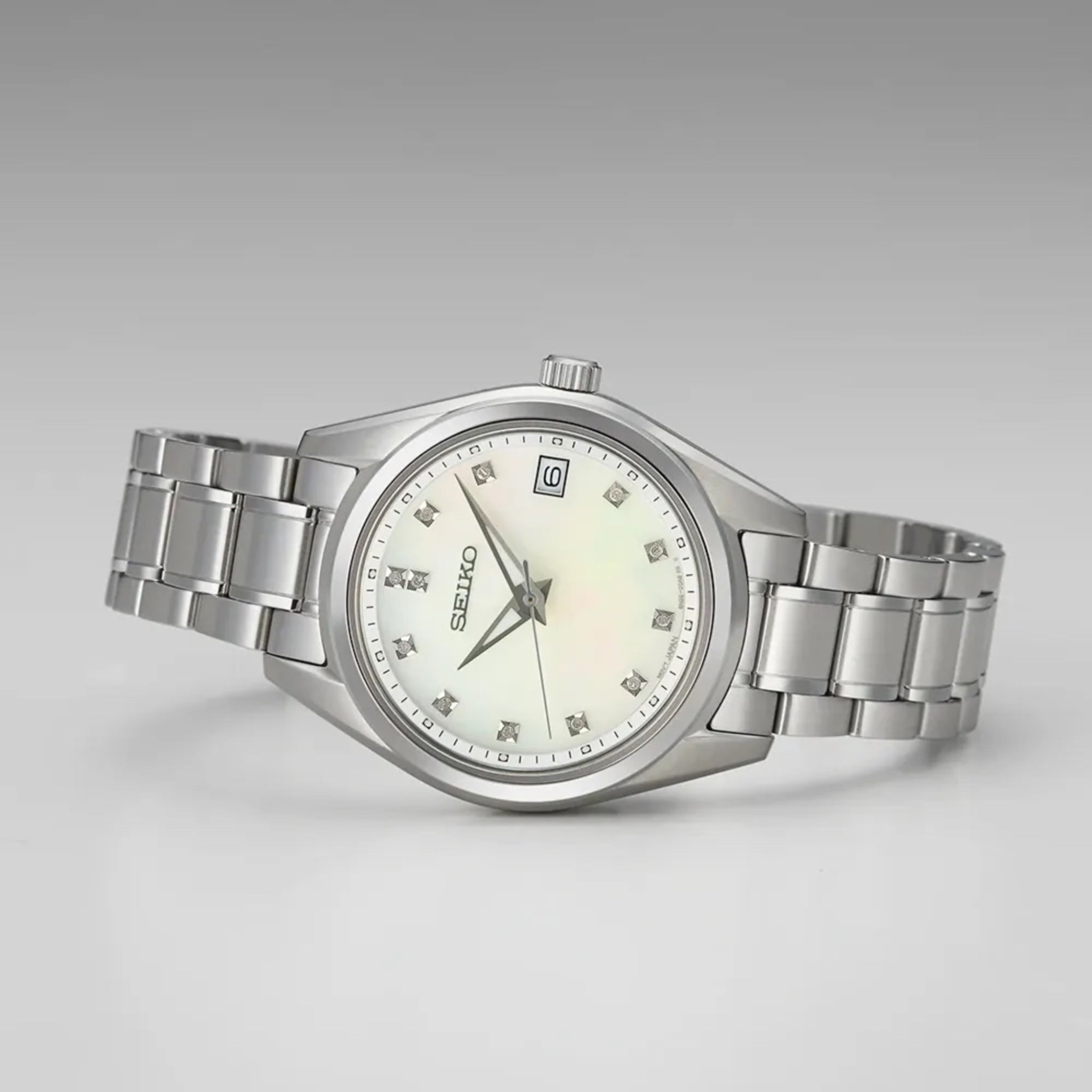 Montre Seiko Classic Femme SUR579P1 Diamant Nacré Quartz