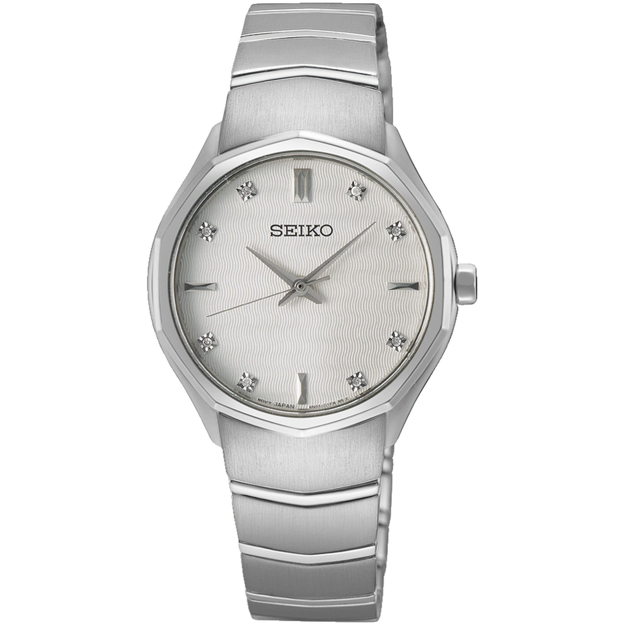 Seiko Conceptual Quartz Women's Watch SUR615P1 Silver