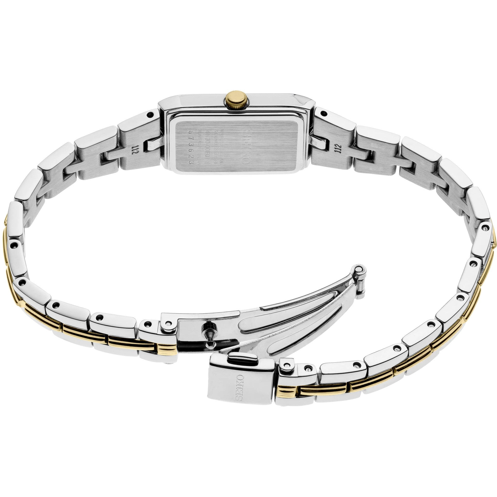 Seiko Essentials Women's Watch SWR044 Silver Gold White