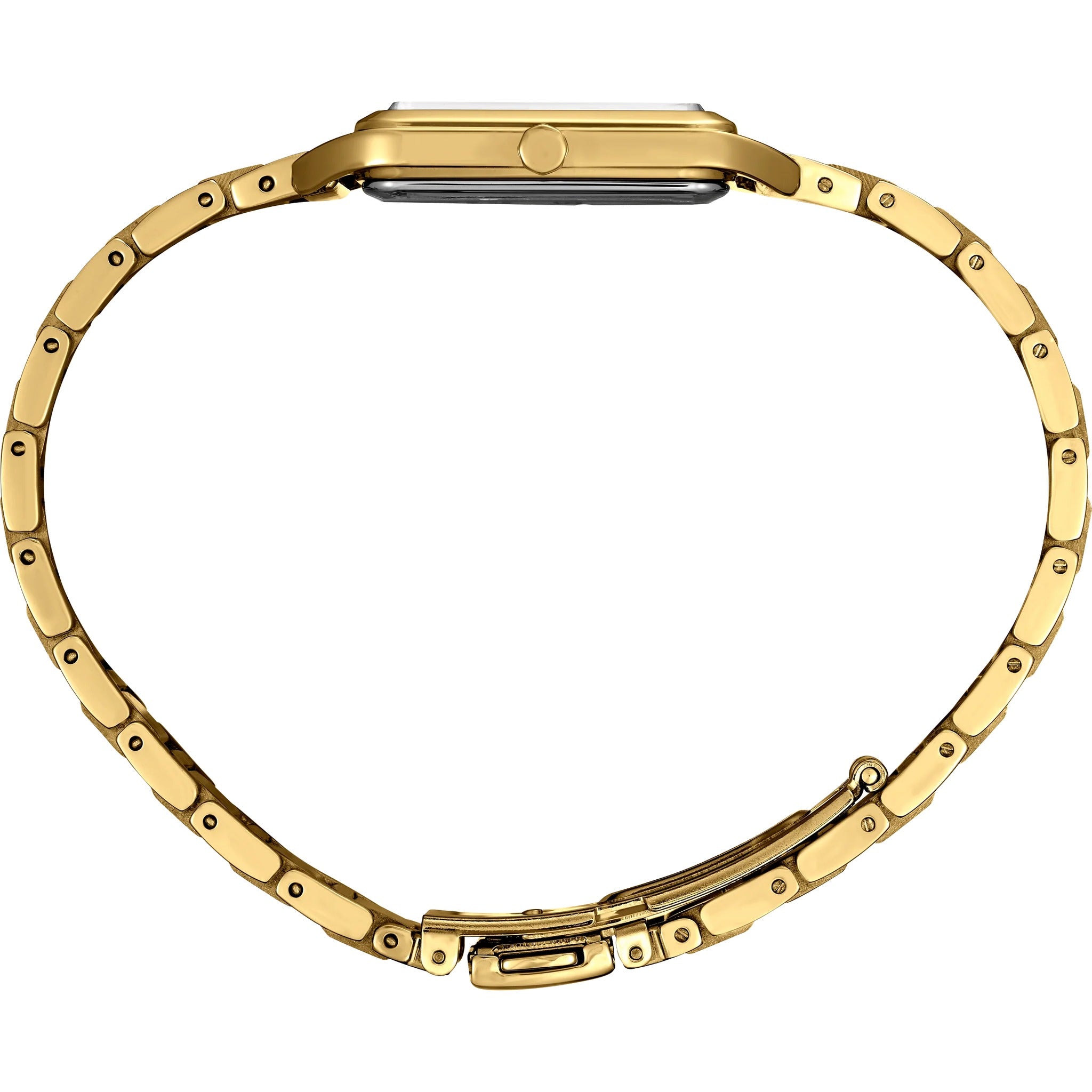 Seiko Classic Quartz Women's Watch SWR078P1 Rectangular Gold White
