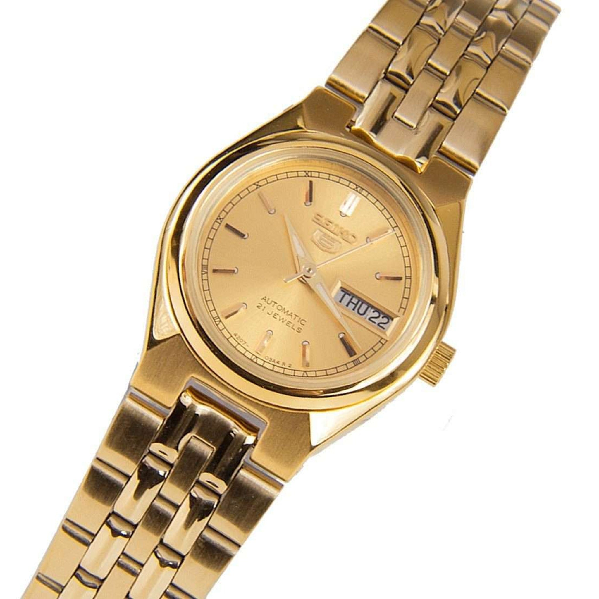 Montre Seiko 5 Femme Automatique SYMA04K1 Doré