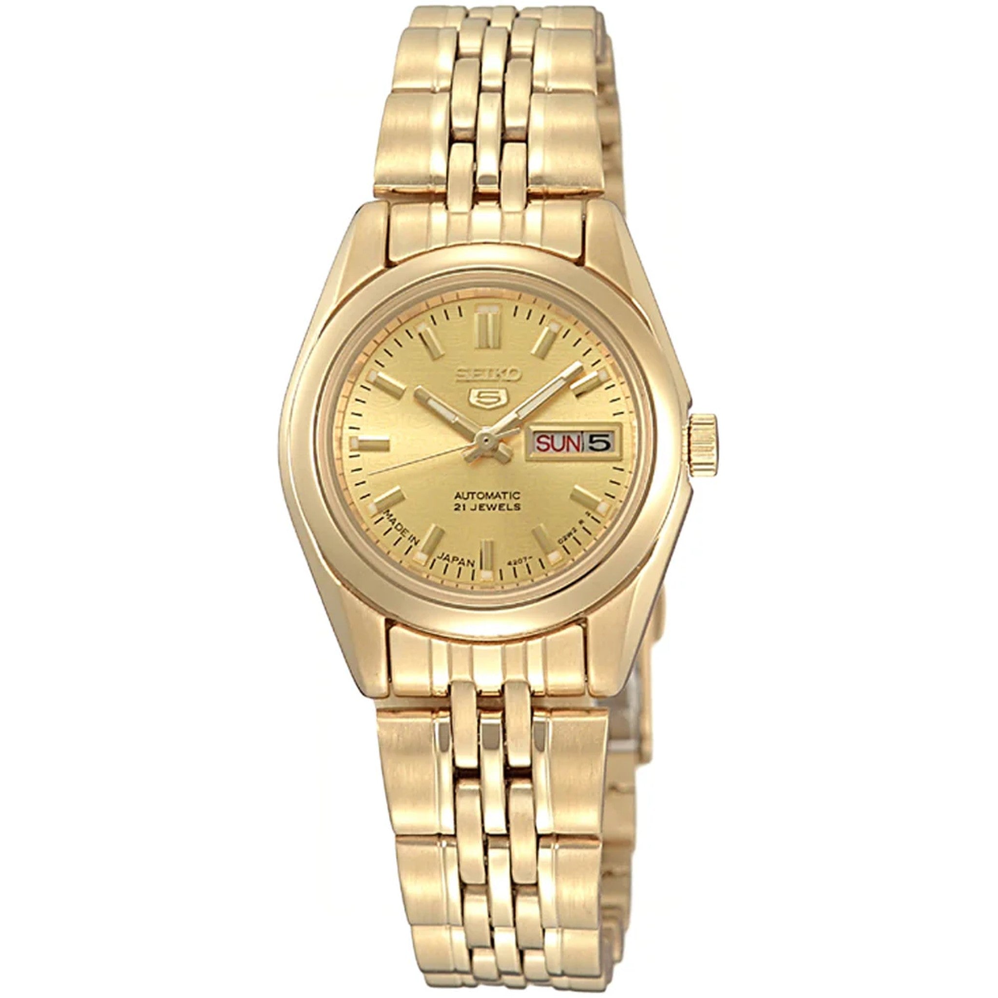 Montre Seiko 5 Femme Automatique SYMA38J1 Doré