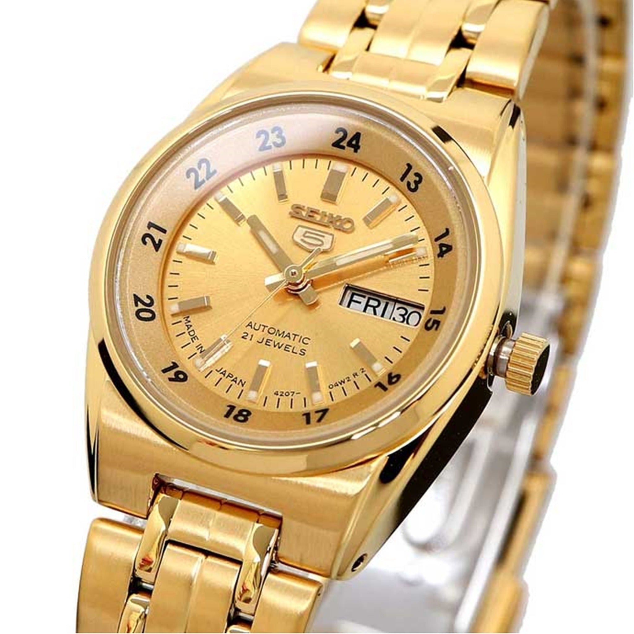 Montre Seiko 5 Femme Automatique SYMC04J1 Doré