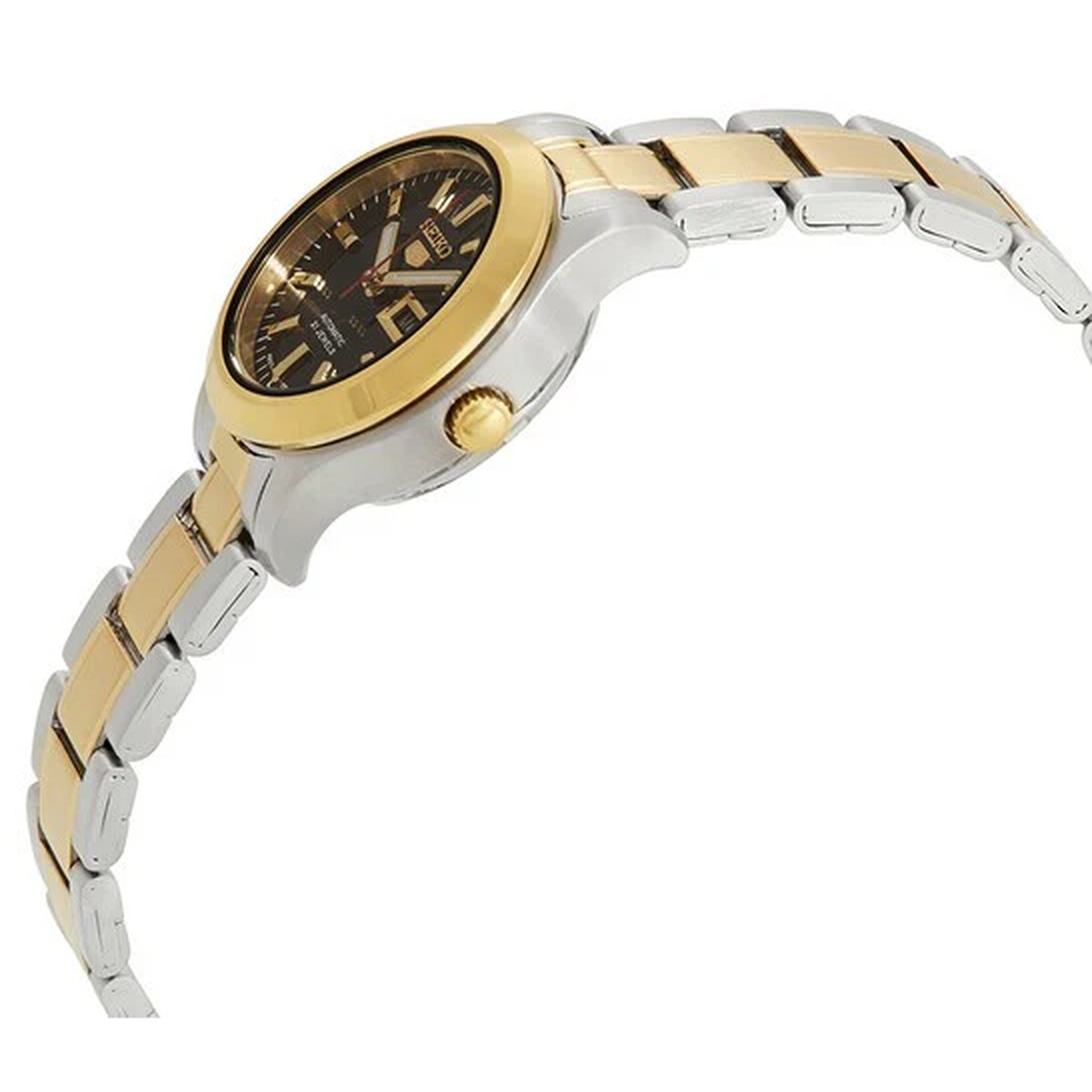 Seiko 5 Women's Automatic Watch SYMD94K1 Silver Gold Black