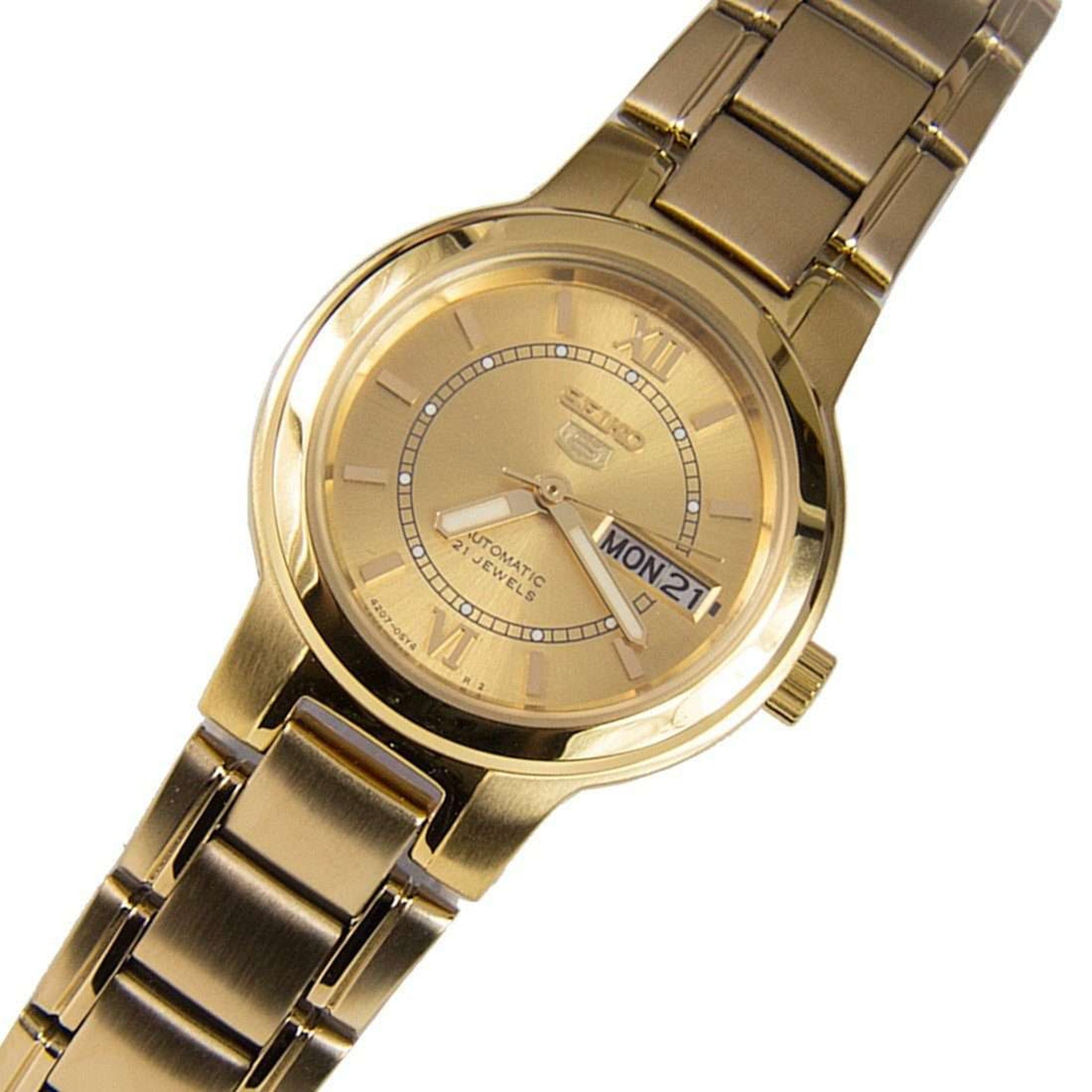 Montre Seiko 5 Femme Automatique SYME58K1 Doré