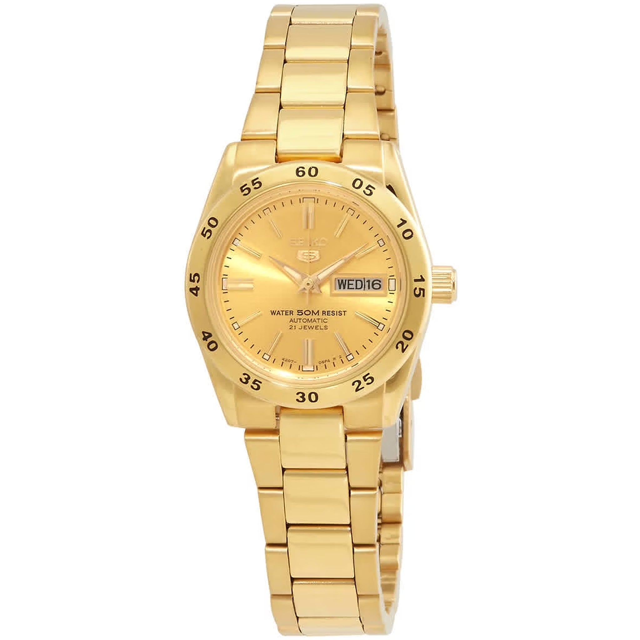 Montre Seiko 5 Femme Automatique SYMG44K1 Doré