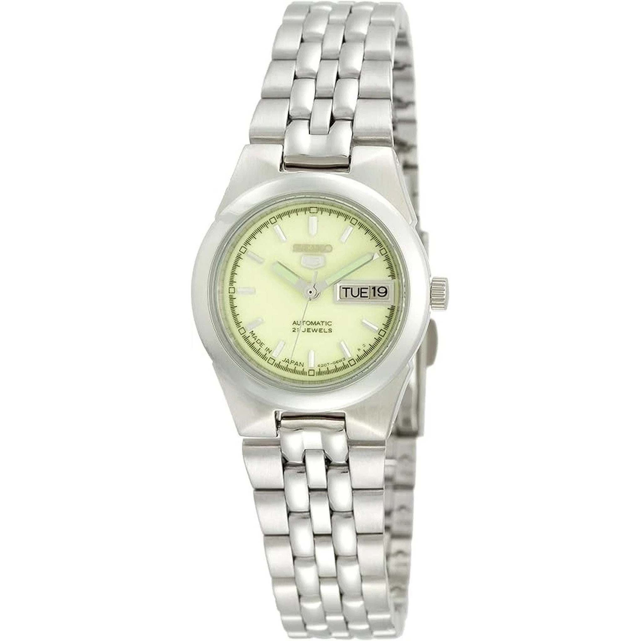 Montre Seiko 5 Femme Automatique SYMG57J1 Argenté Vert