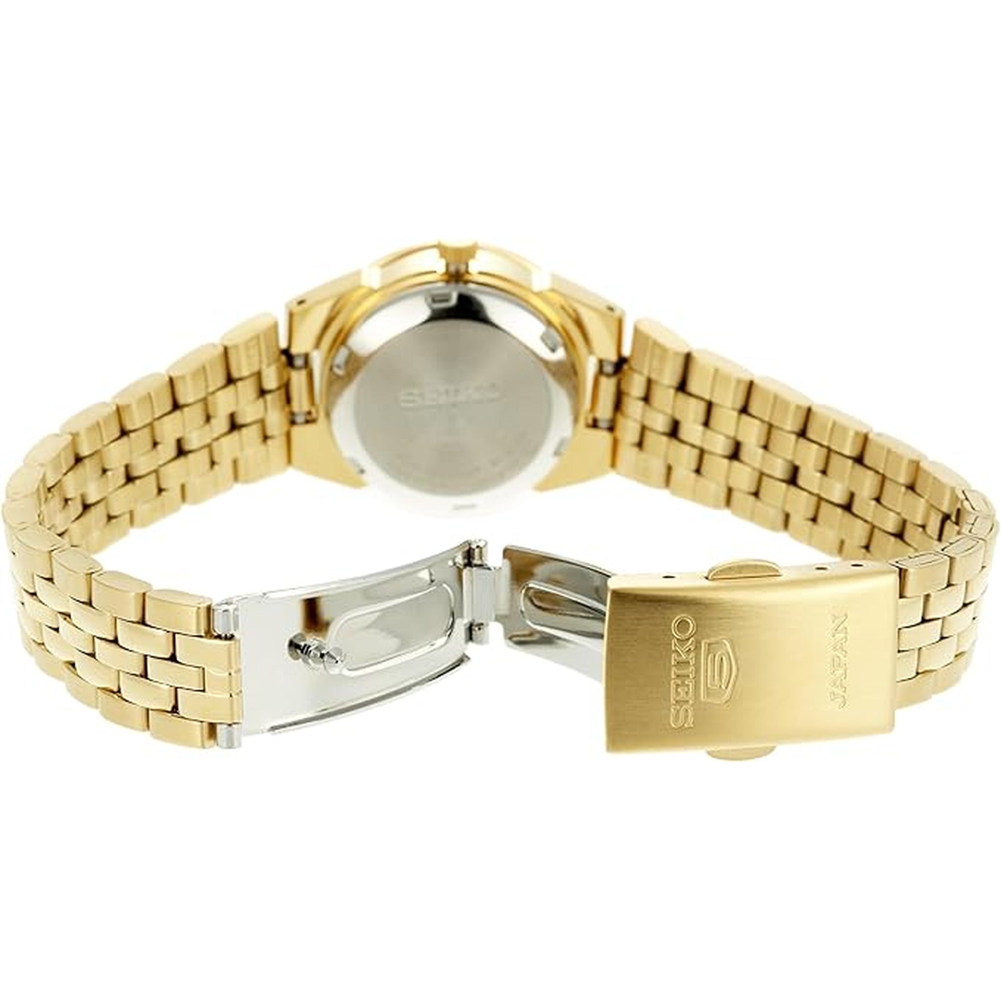 Seiko 5 Women's Automatic Watch SYMG60J1 Gold Green