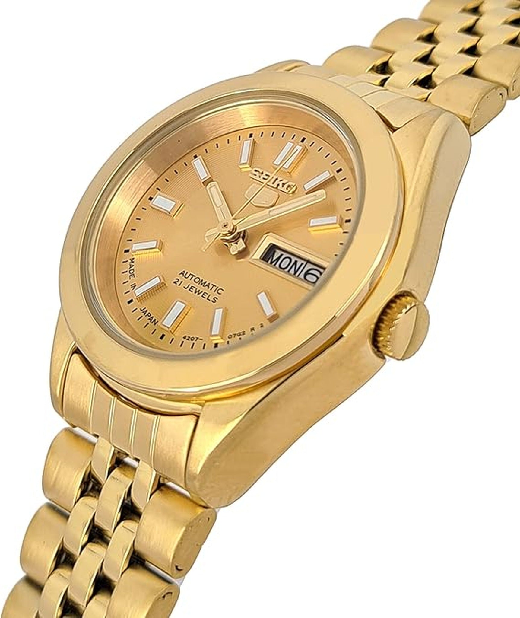 Montre Seiko 5 Femme Automatique SYMH54J1 Doré