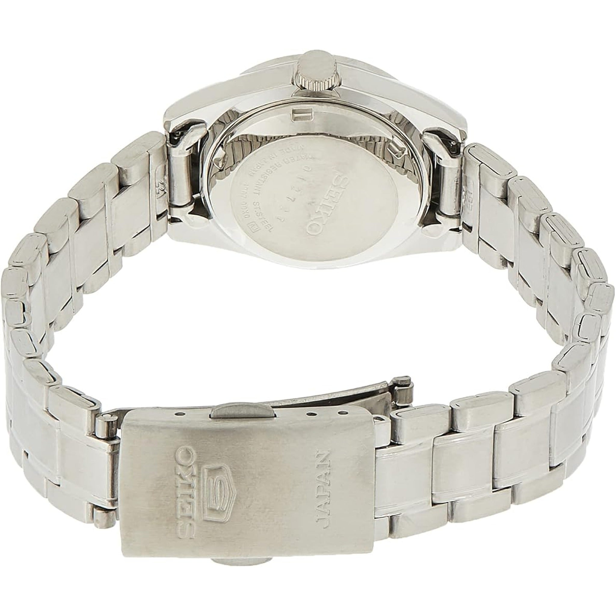 Seiko 5 Women's Automatic Watch SYMK17J1 Silver Black