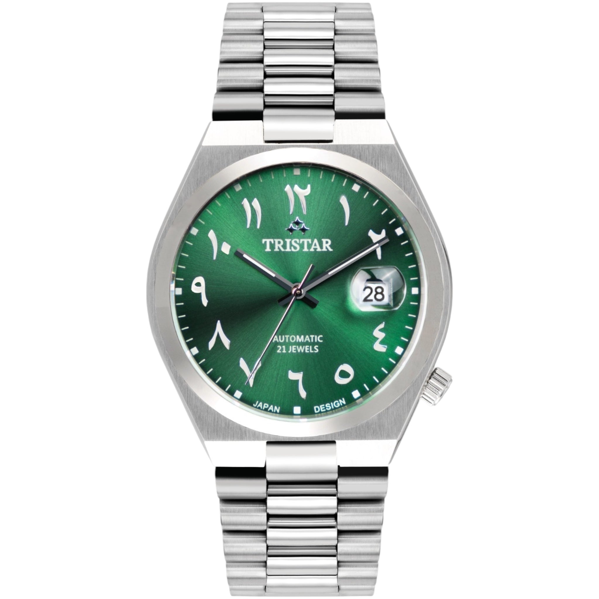 Montre Tristar Arabic Dial NJ33GMSSM02 Vert Automatique