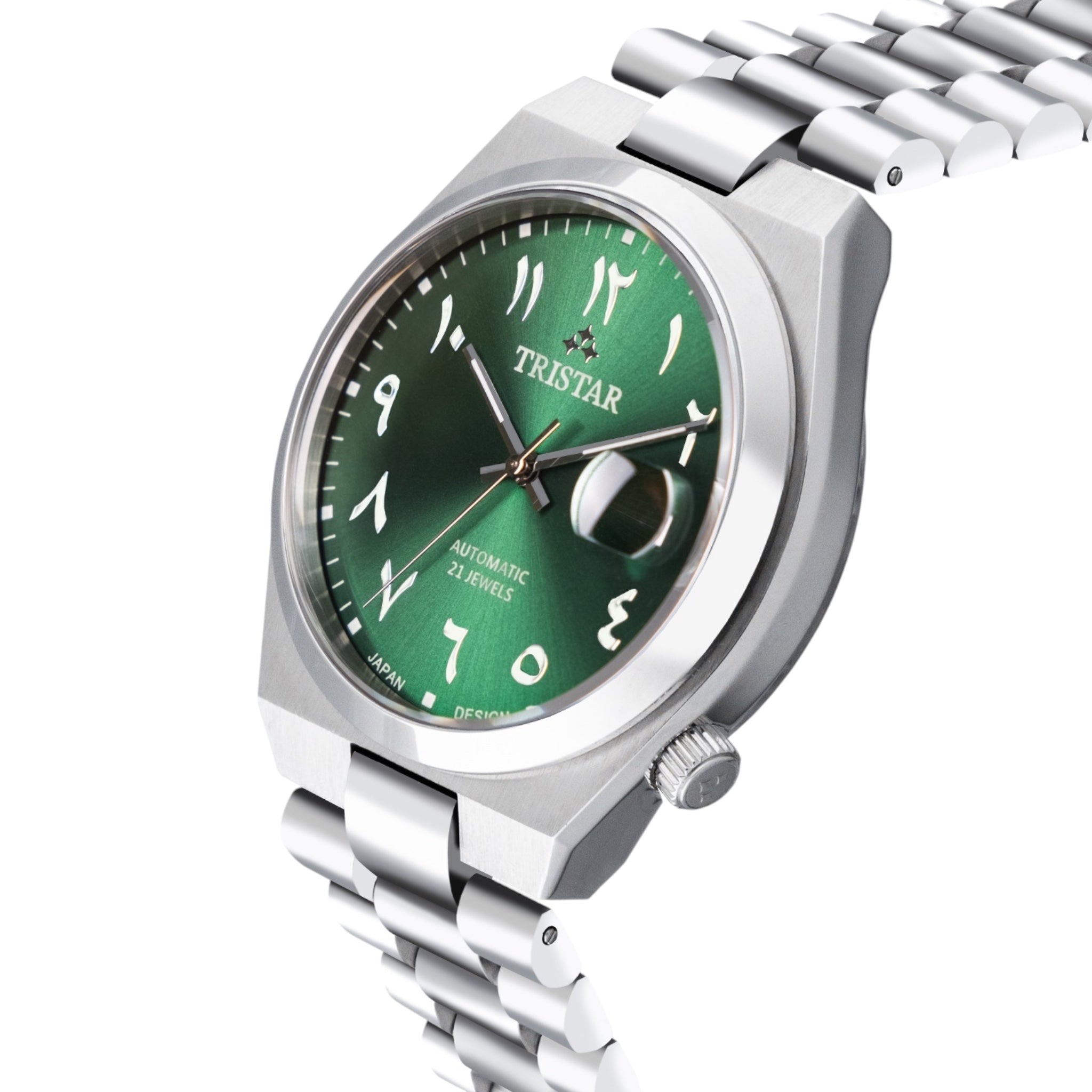 Montre Tristar Arabic Dial NJ33GMSSM02 Vert Automatique