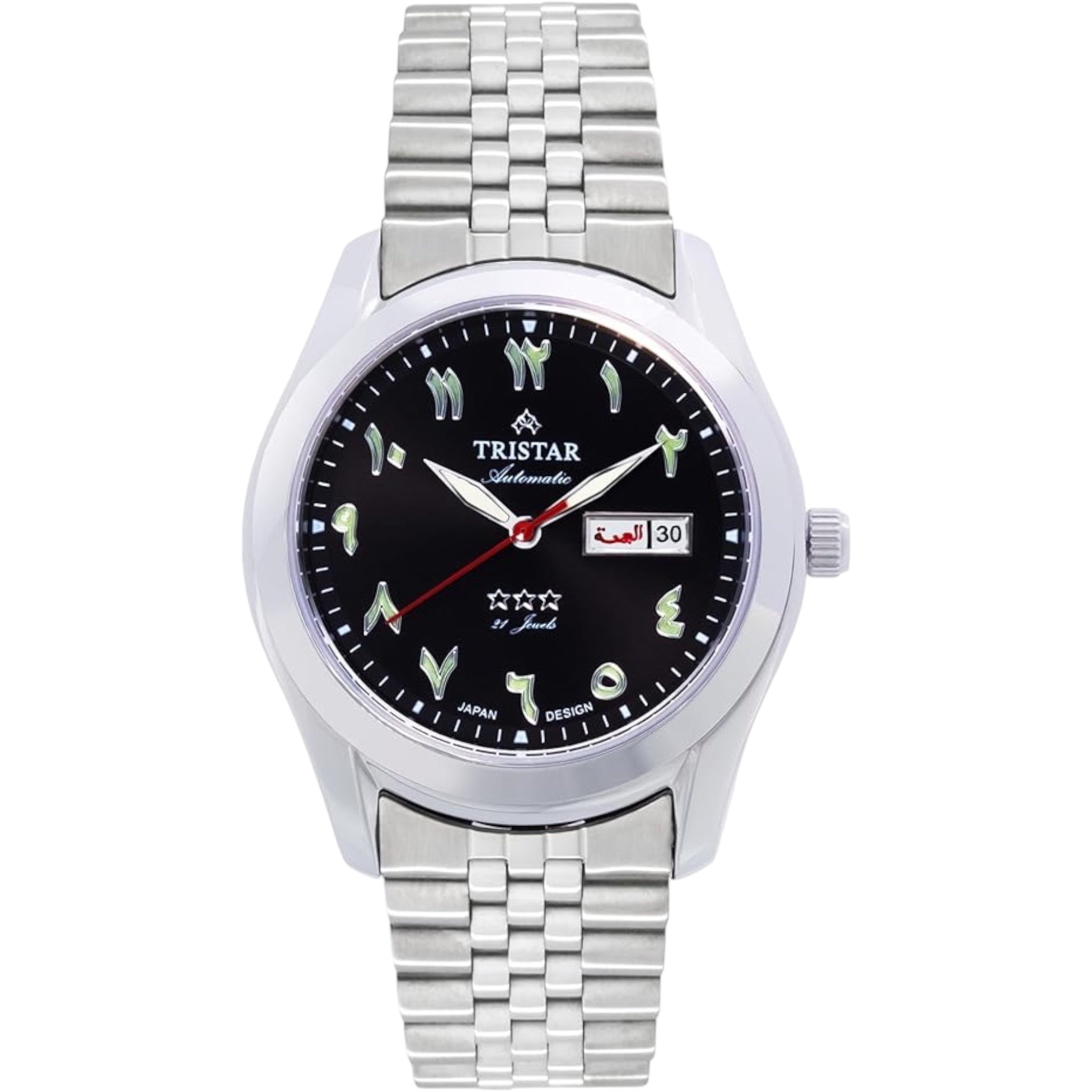 Tristar Arabic Dial BA23BMSSM03 Black Automatic Watch