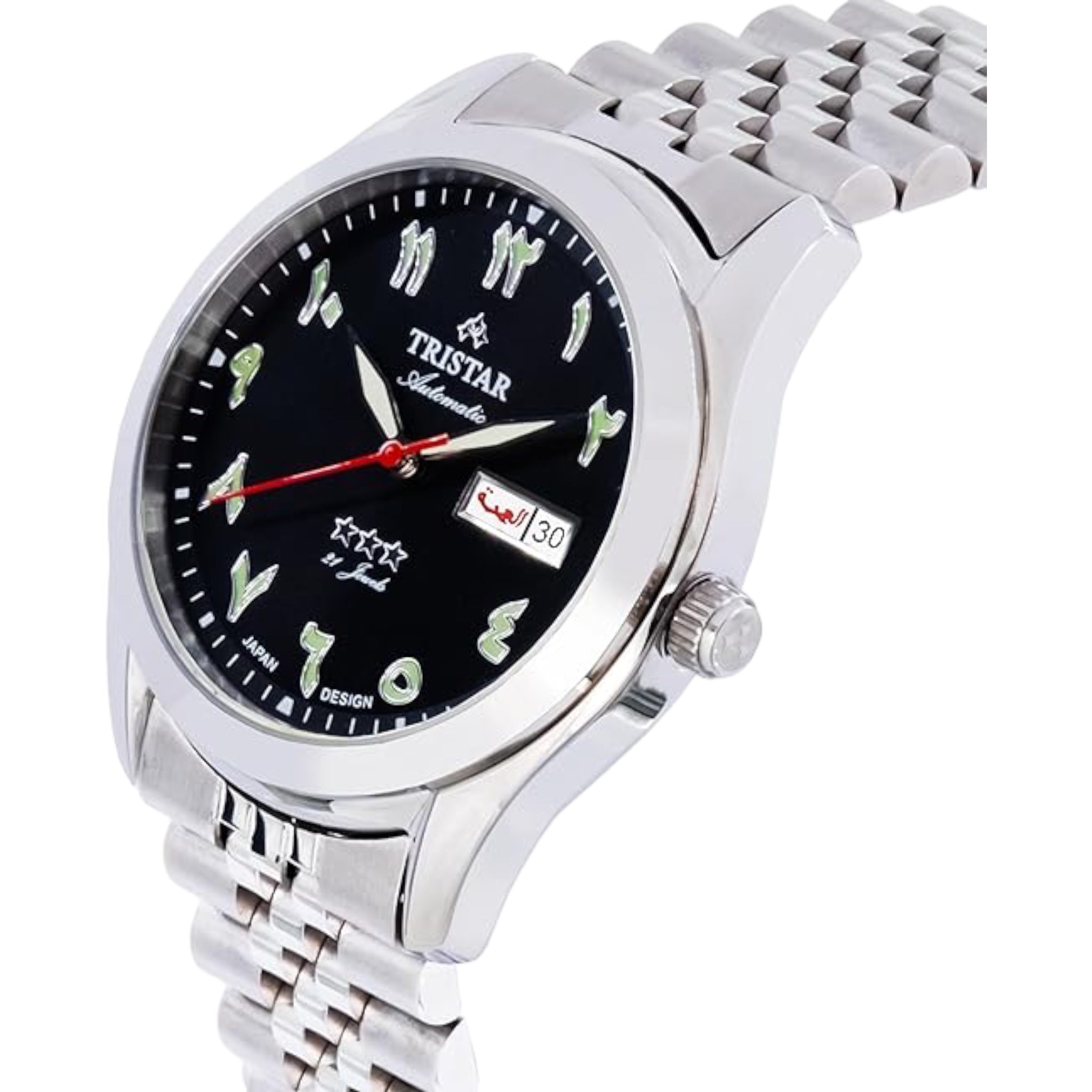 Tristar Arabic Dial BA23BMSSM03 Black Automatic Watch