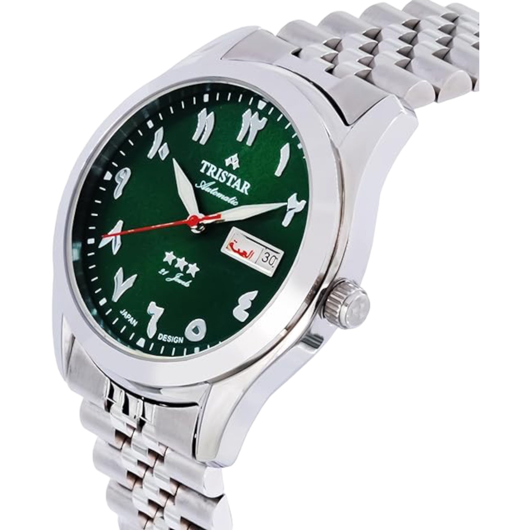 Tristar Arabic Dial BA33GMSSM03 Green Automatic Watch