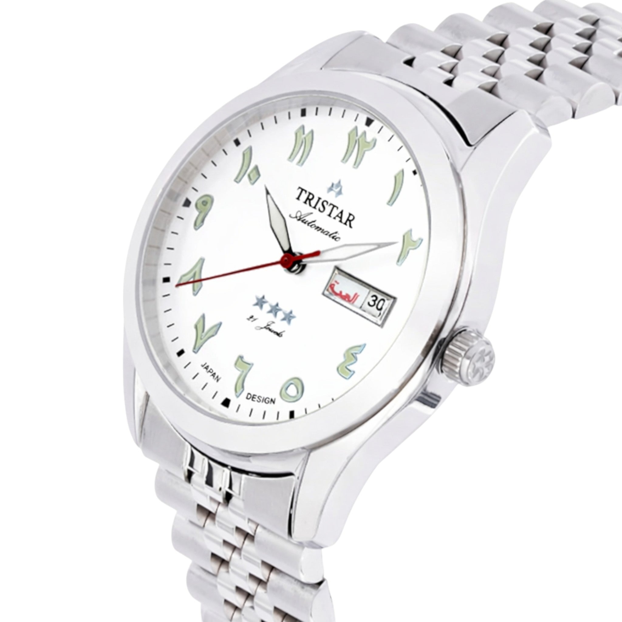 Montre Tristar Arabic Dial BA23WMSSM03 Blanc Automatique