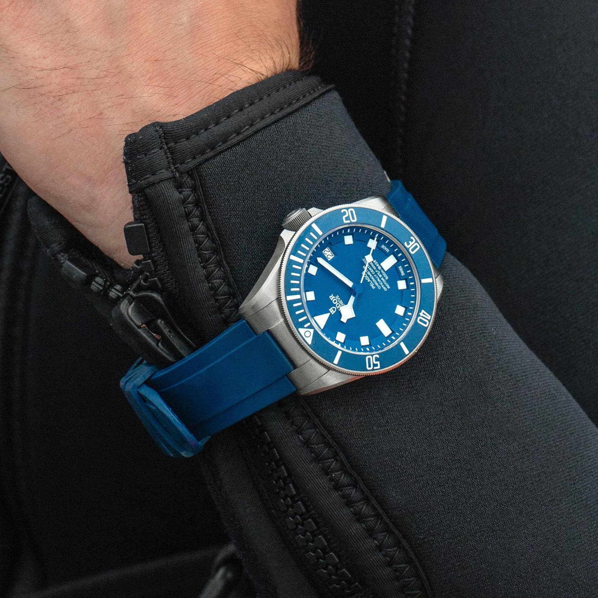 Tudor Pelagos 42 Blue Titanium Watch M25600TB