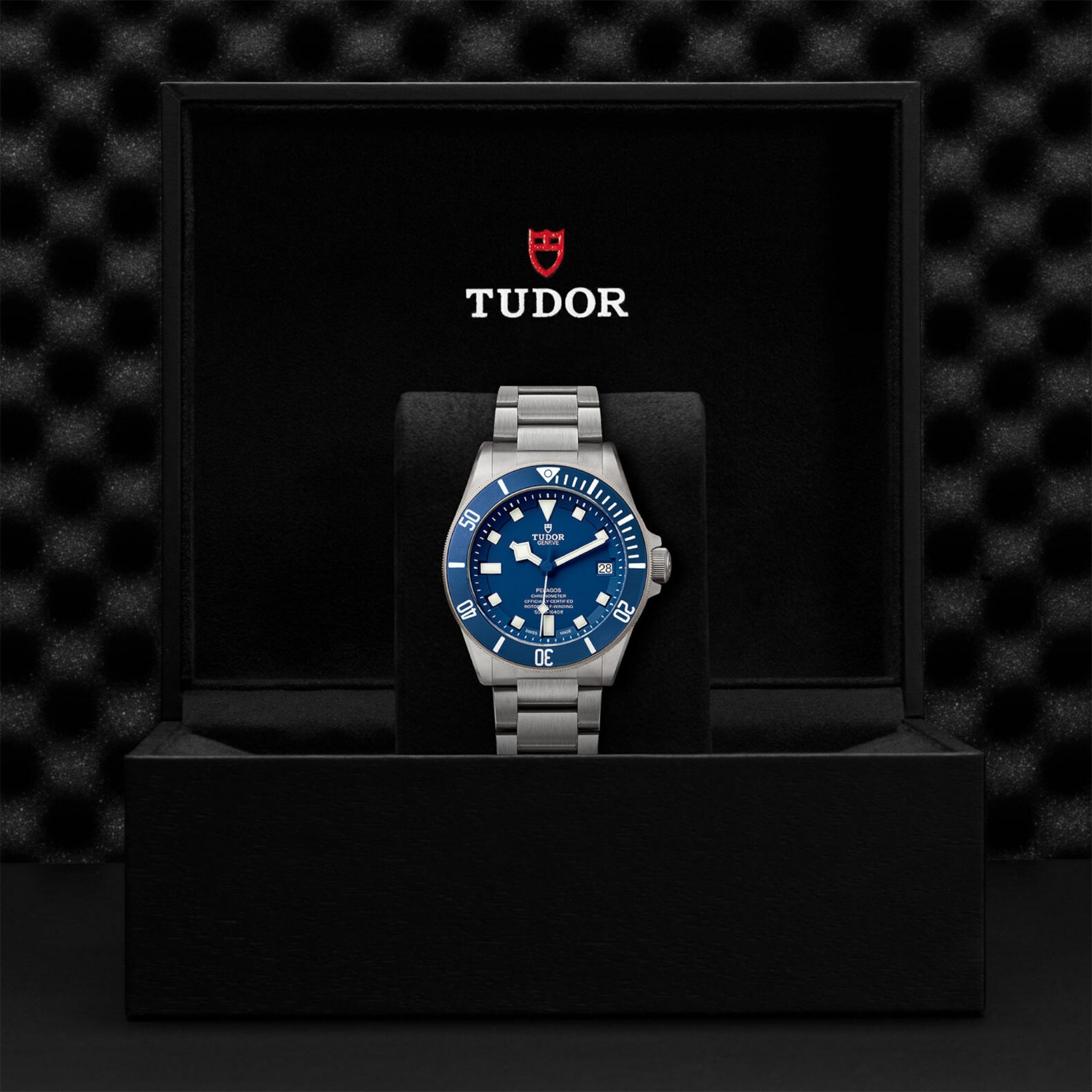 Tudor Pelagos 42 blaue Titanuhr M25600TB
