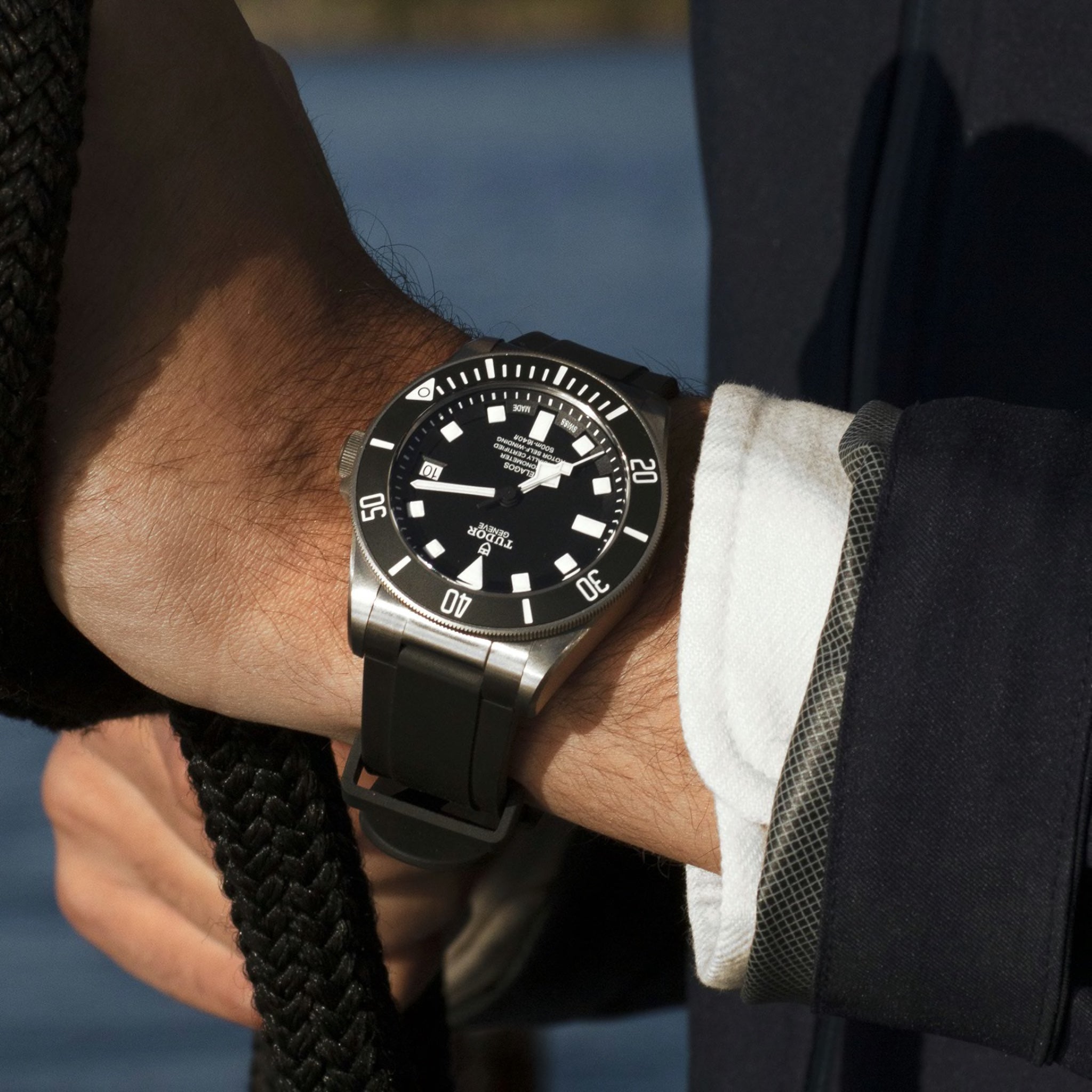 Tudor Pelagos 42 Black Titanium Watch M25600TN