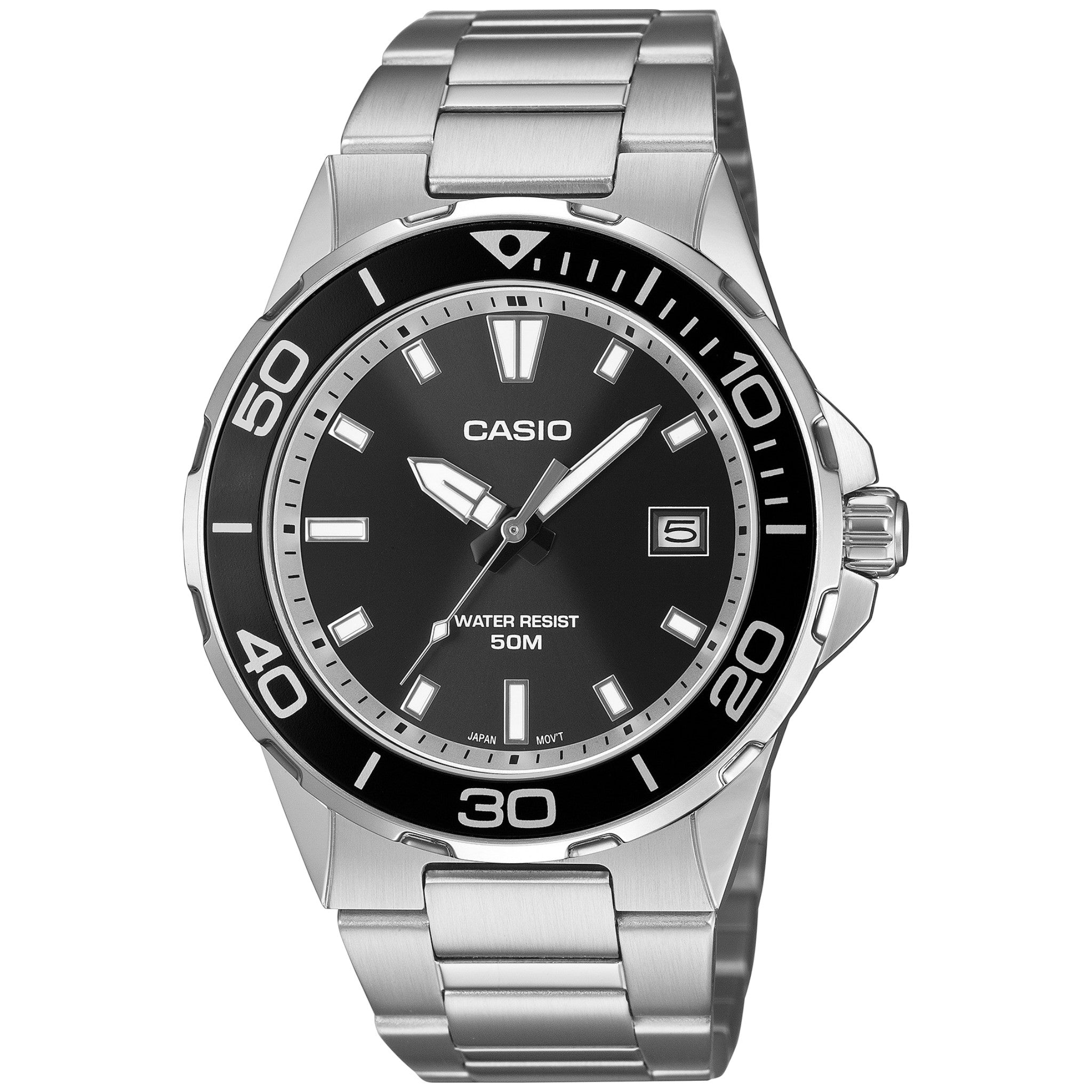 Montre Casio Timeless MTD-145D-1A Homme Noir