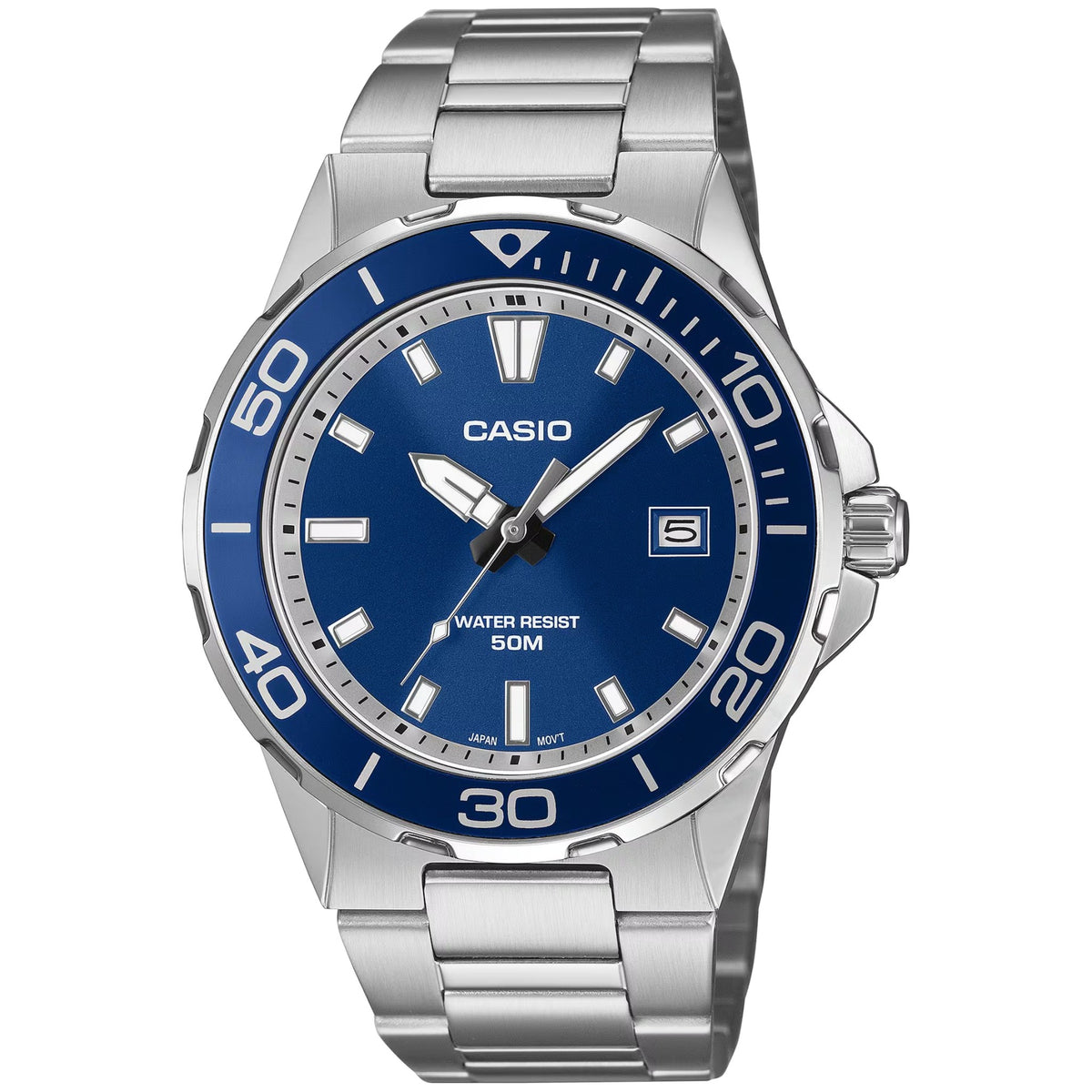 Casio Timeless MTD-145D-2A Herrenuhr Blau