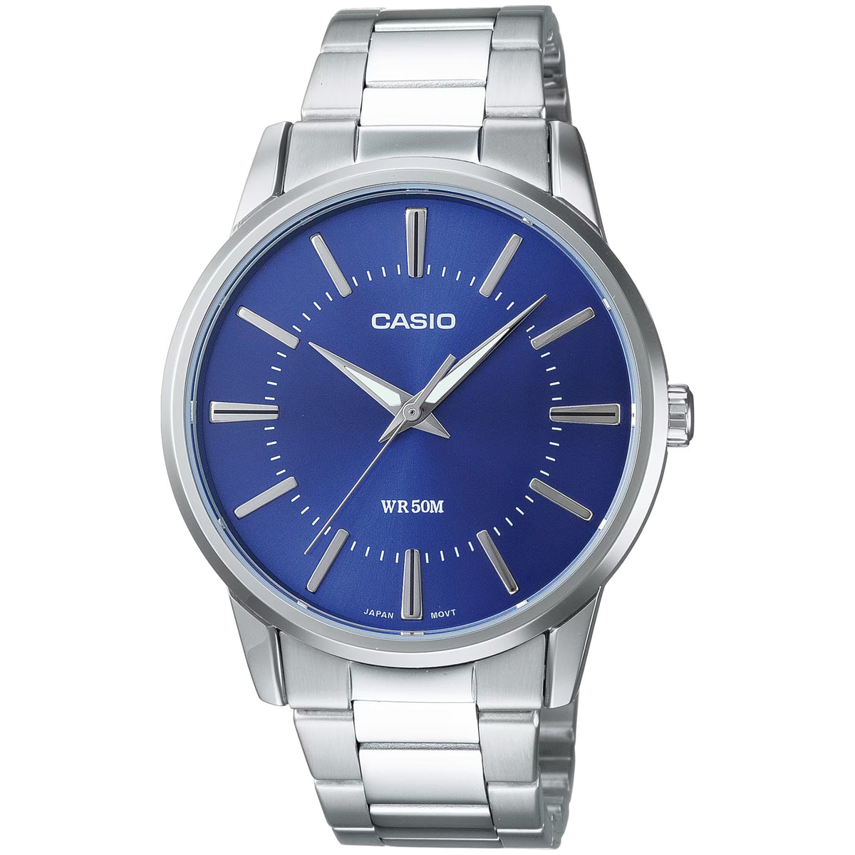Casio MTP-1303PD-2A Herrenuhr Blau Silber
